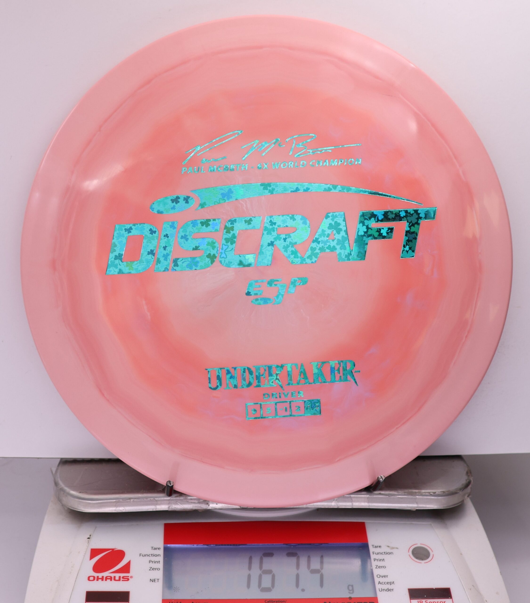 525478 ESP Undertaker, Paul McBeth 6X - #781 Peach, 167
