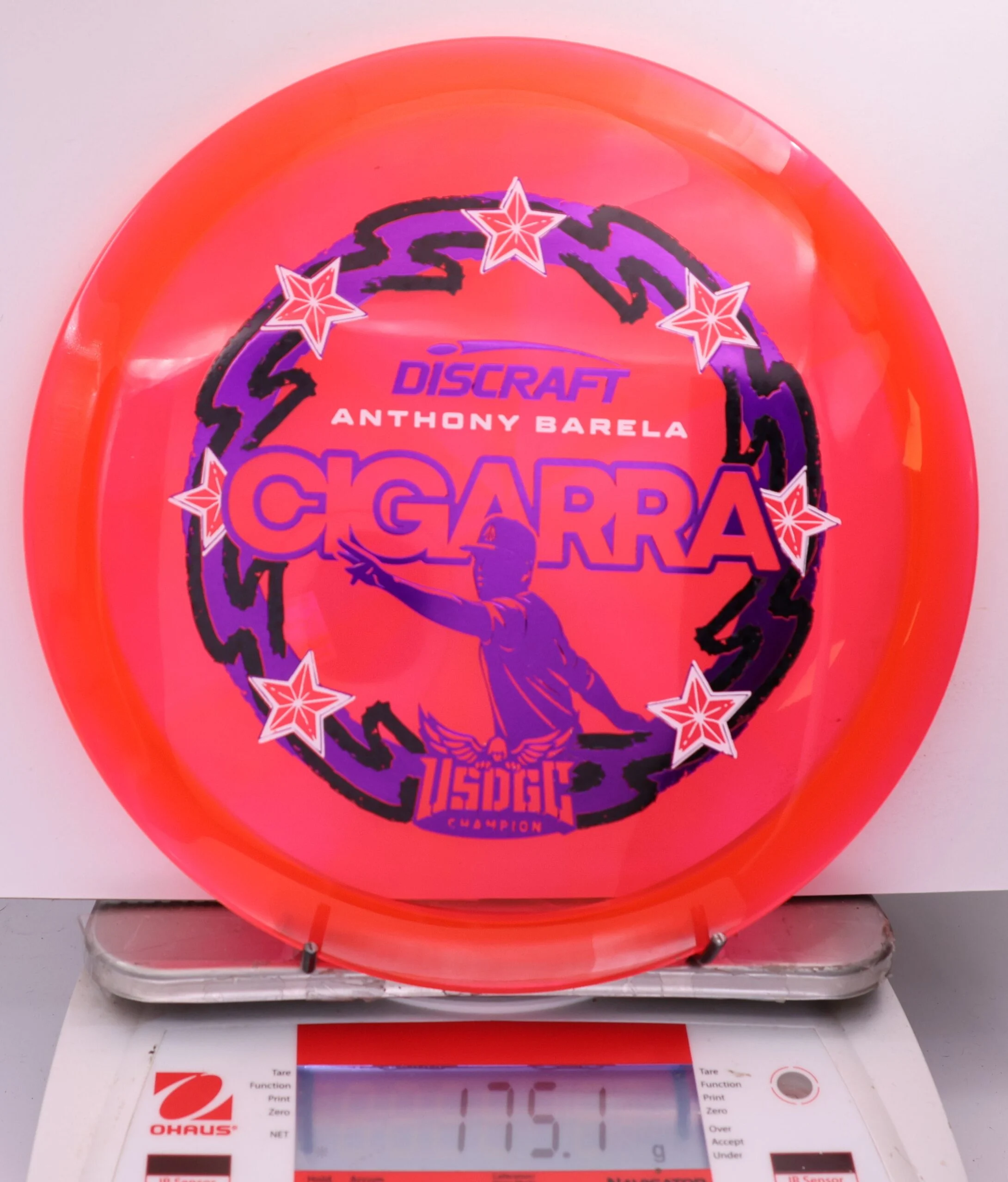 526329 Z Swirl Cigarra, Anthony Barela 2025 USDGC Champion - #50 Red, 175