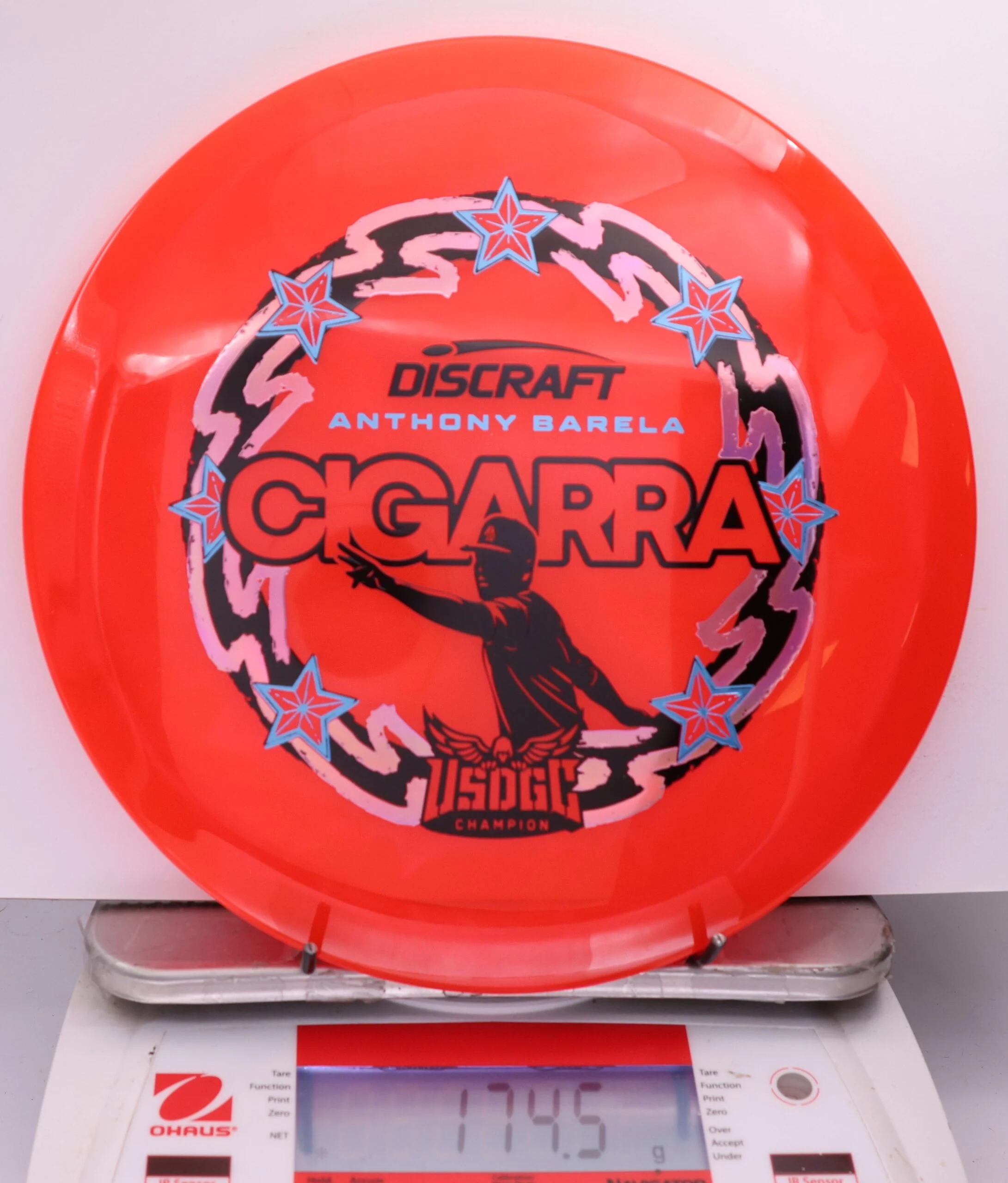 526341 Z Swirl Cigarra, Anthony Barela 2025 USDGC Champion - #52 Red, 175