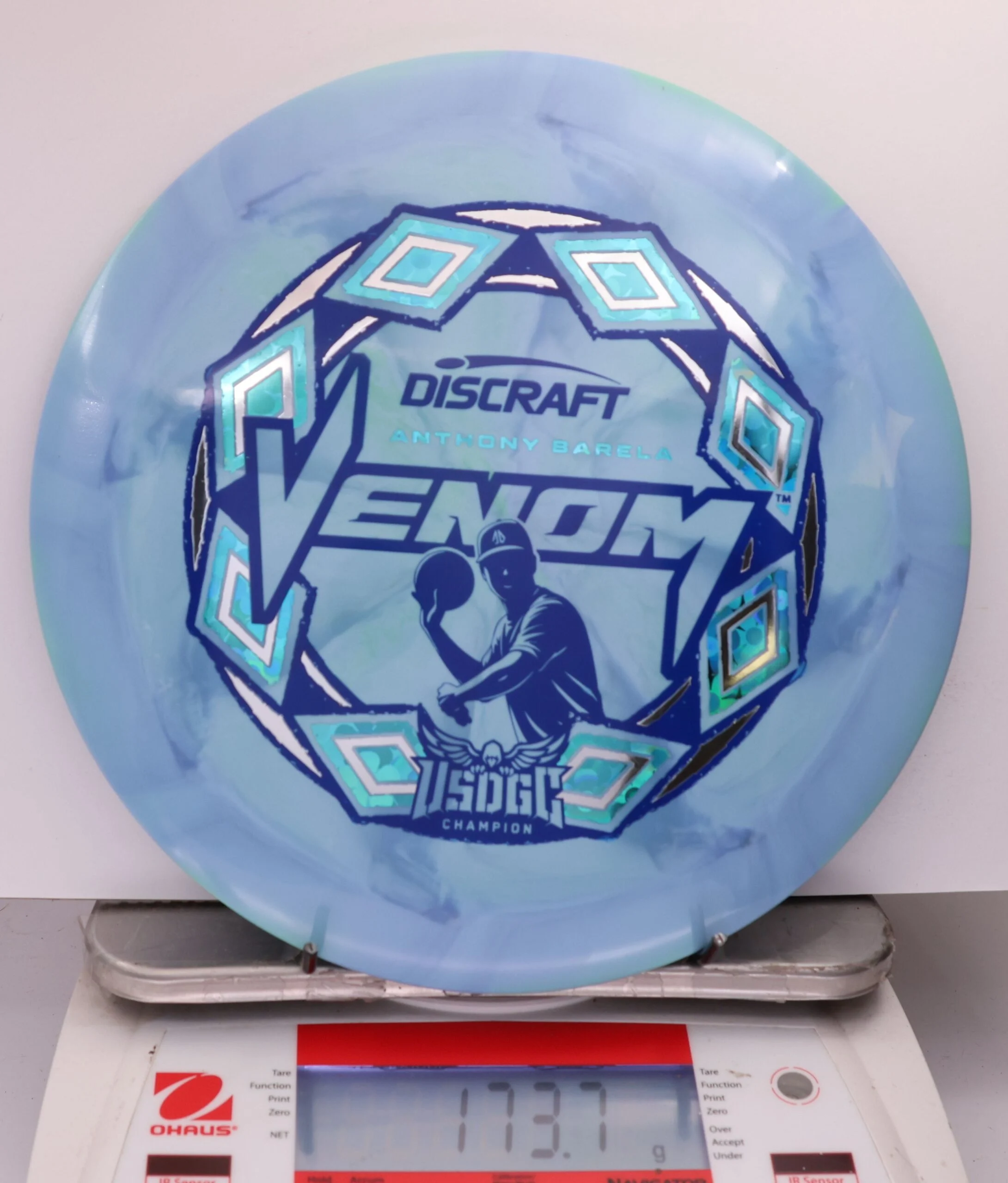 526415 ESP Swirl Venom, Anthony Barela 2025 USDGC Champion - #29 Blurple, 174