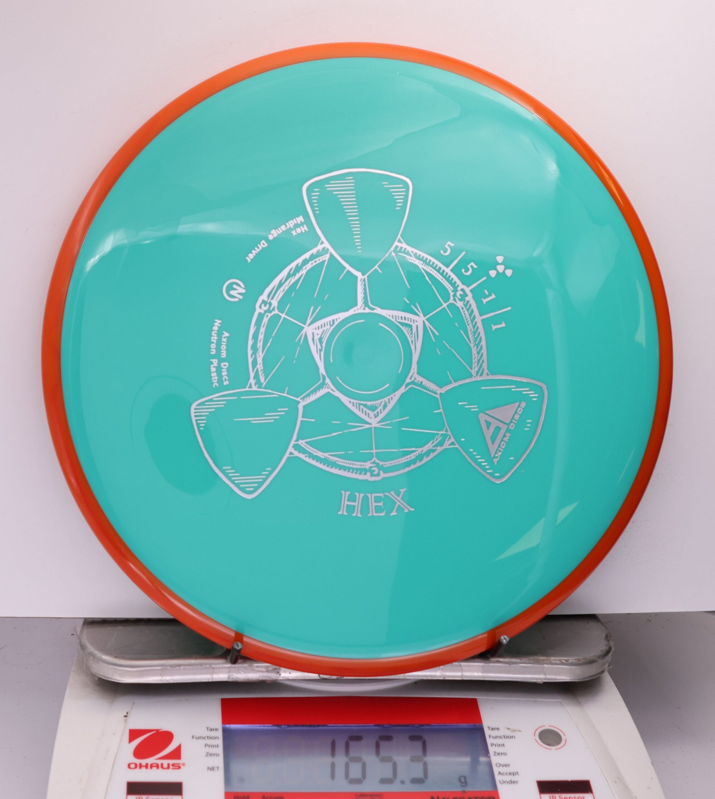 528233 Neutron Hex - #915 Orange-Aqua, 165