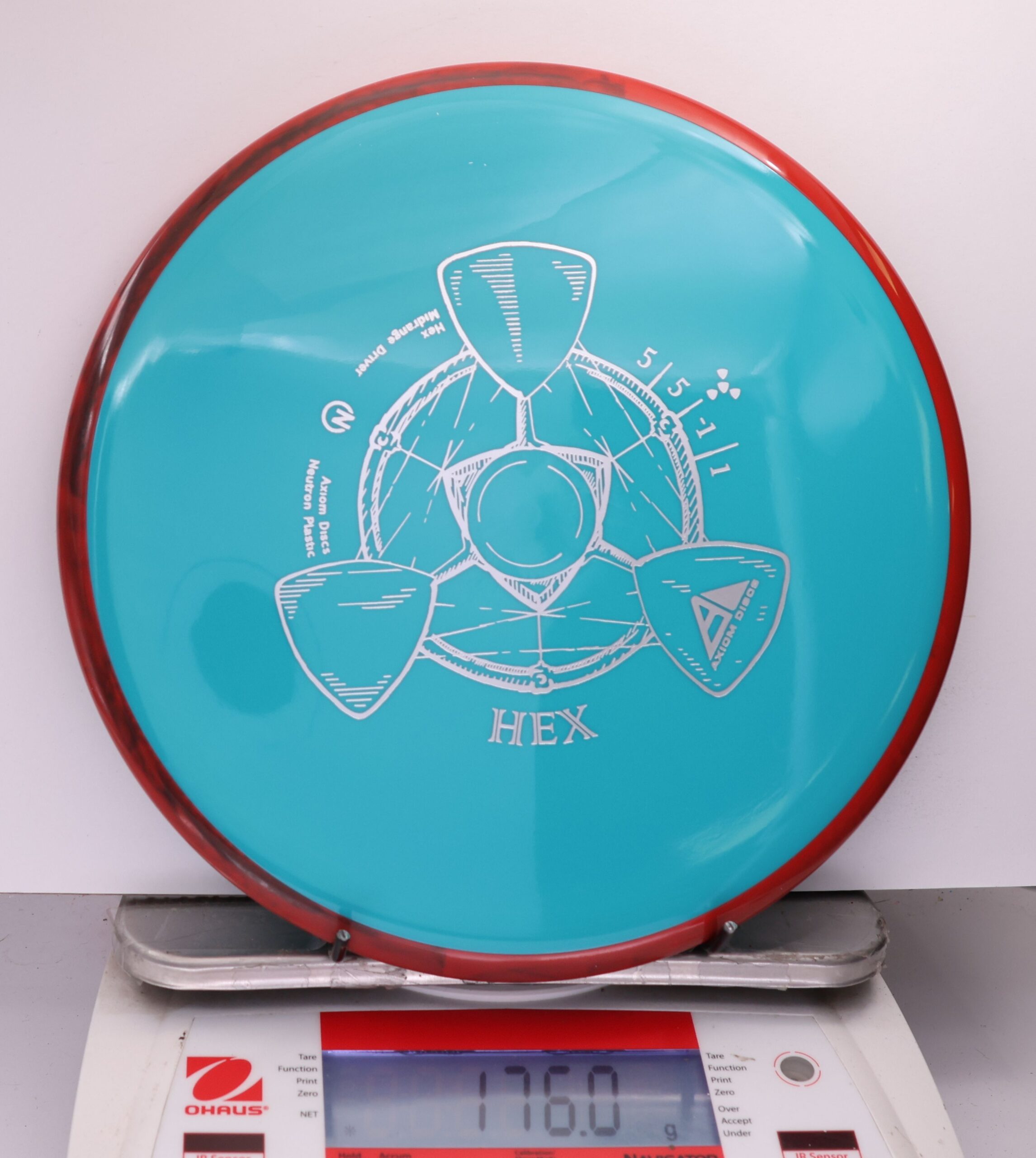 528234 Neutron Hex - #916 DkRedOrange-LtBlue, 176