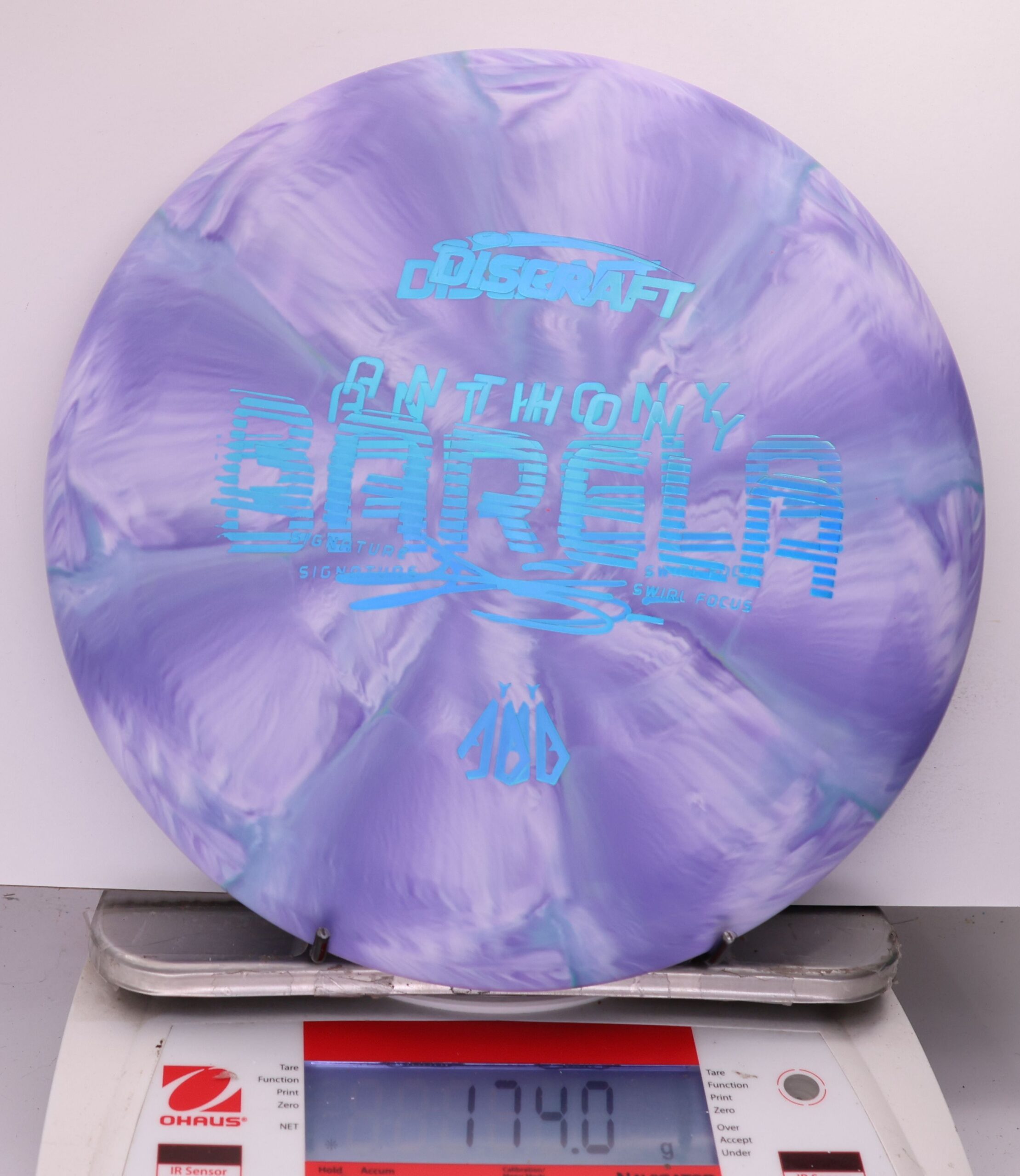 530882 X-Out Crazy Tuff Swirl Focus, Anthony Barela - #257 PurpleLtGray, 174