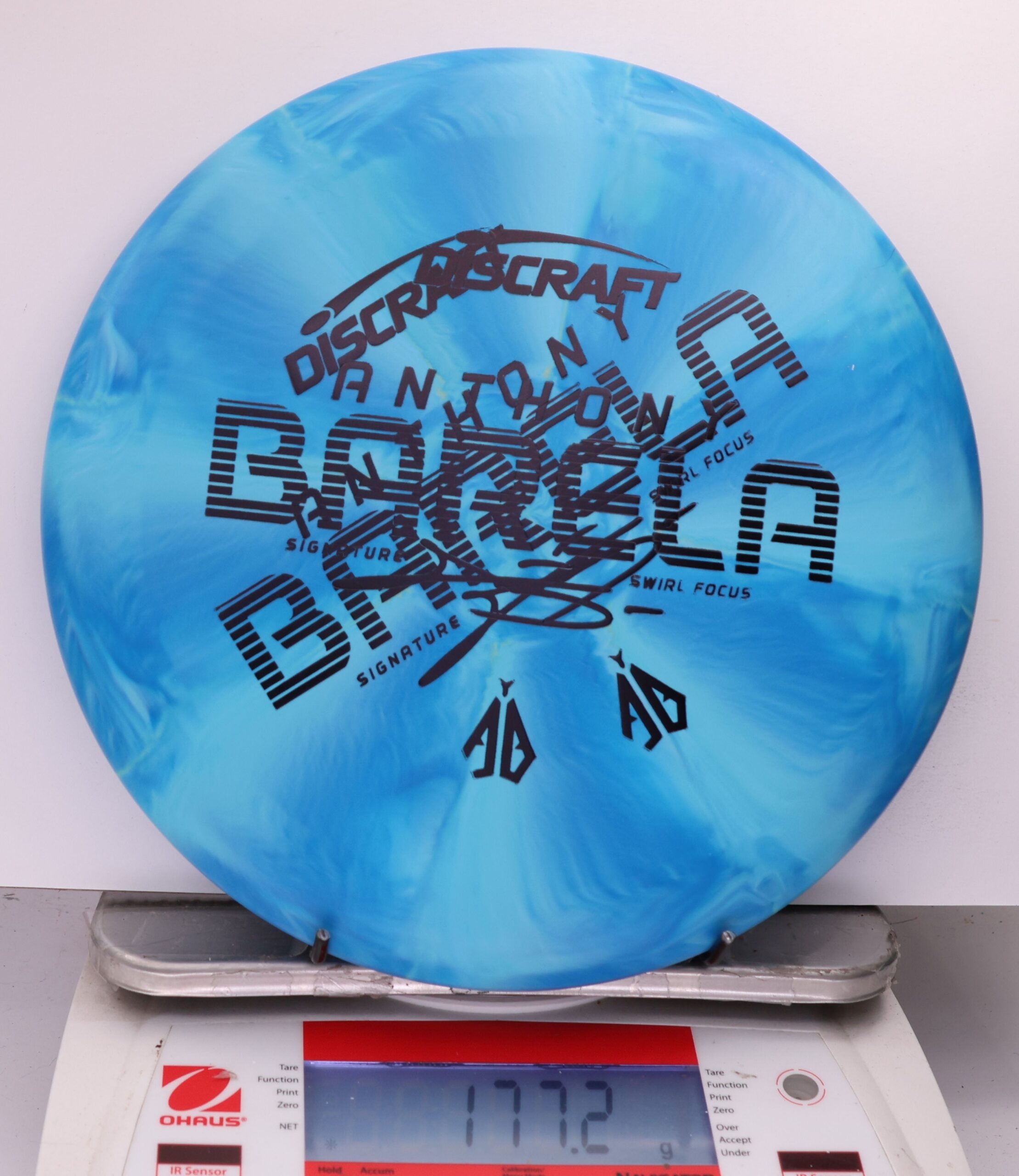 530885 X-Out Crazy Tuff Swirl Focus, Anthony Barela - #260 Blue, 177