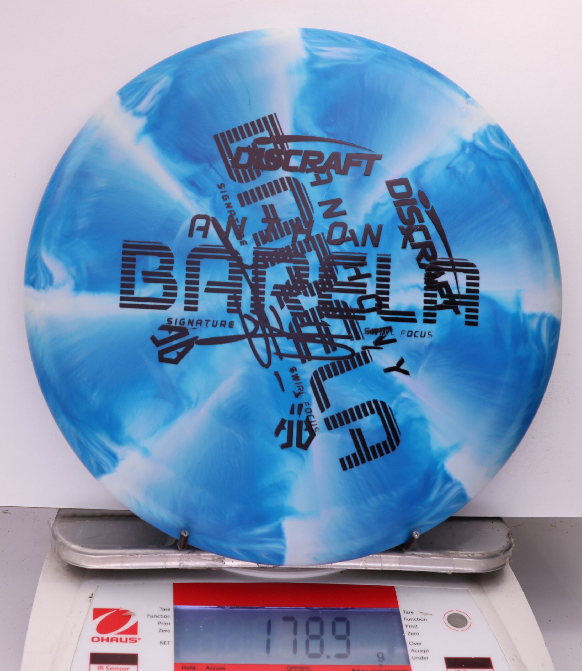 530918 X-Out Crazy Tuff Swirl Focus, Anthony Barela - #263 BlueWhite, 179