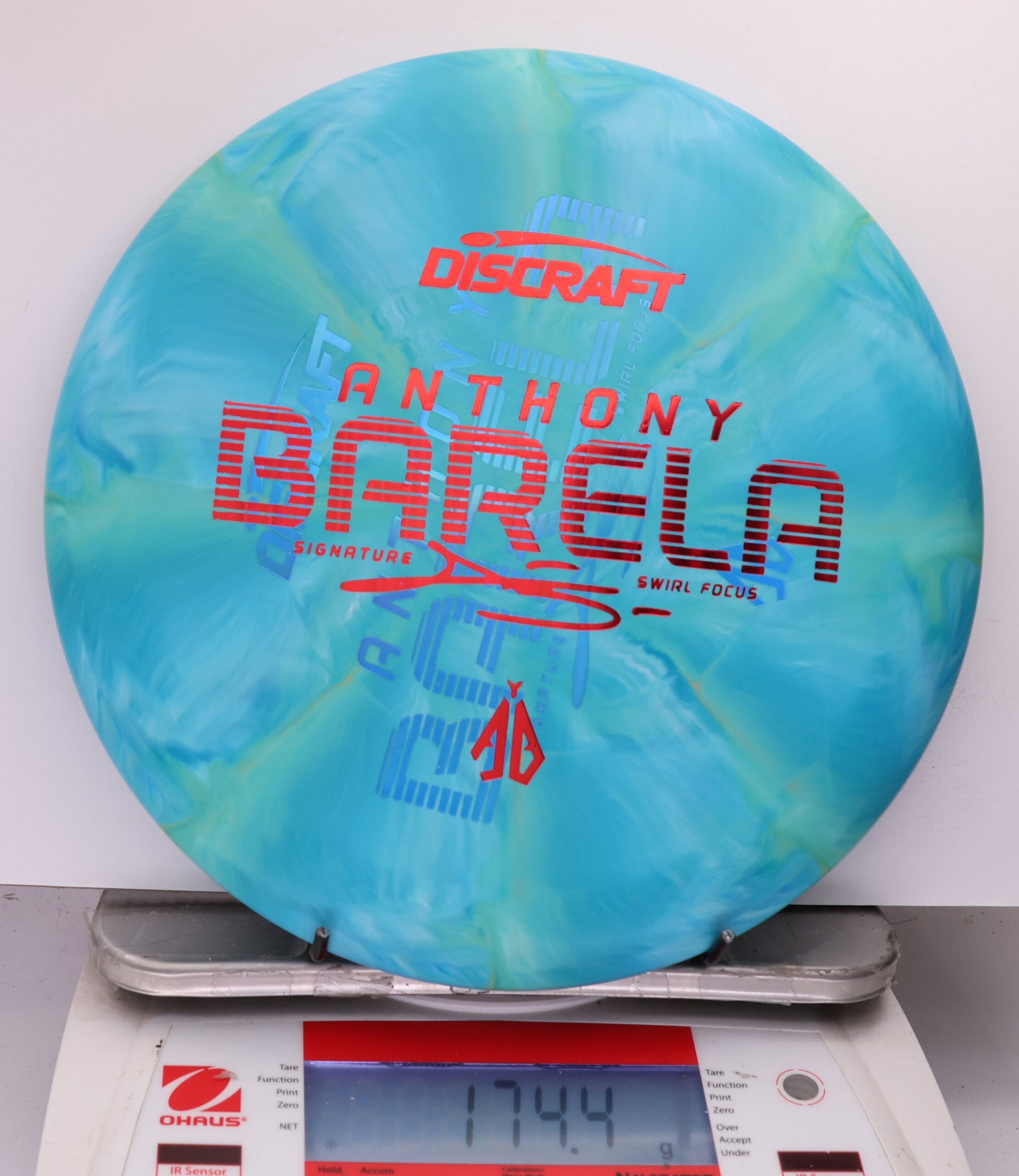 530951 X-Out Crazy Tuff Swirl Focus, Anthony Barela - #266 TealGreen, 174