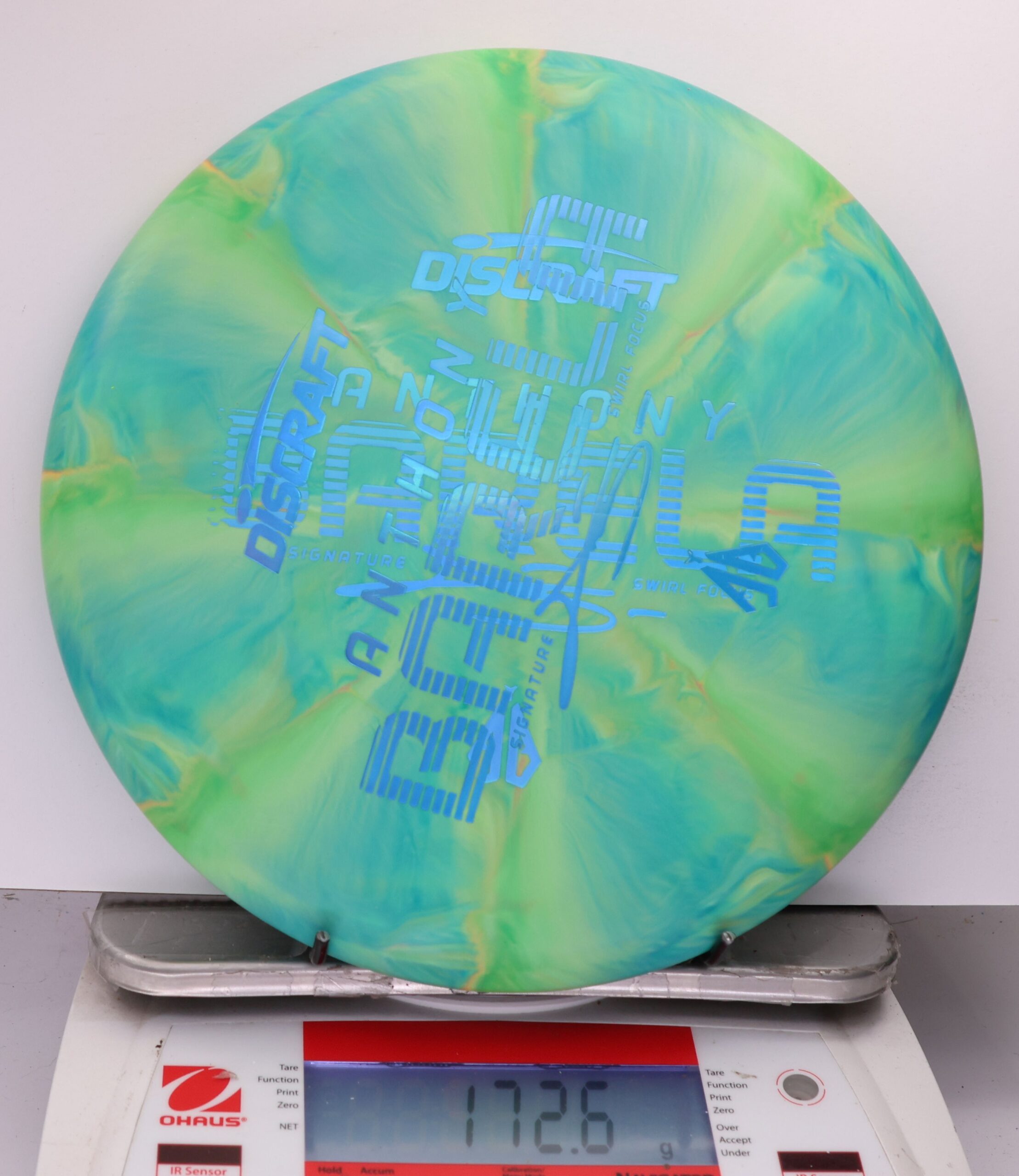 530953 X-Out Crazy Tuff Swirl Focus, Anthony Barela - #268 Aqua/Green, 173