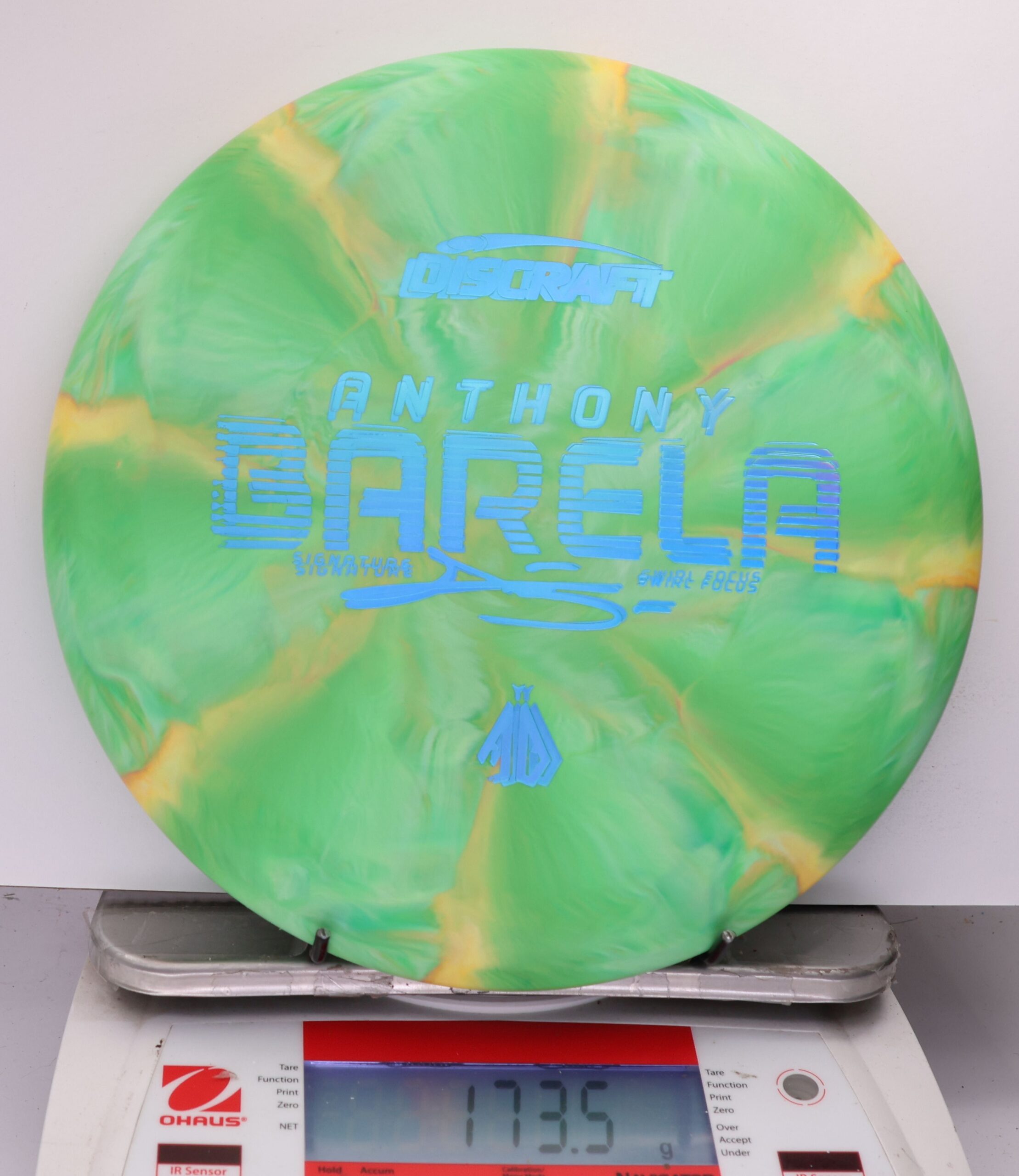 530986 X-Out Crazy Tuff Swirl Focus, Anthony Barela - #271 GreenYellow, 174