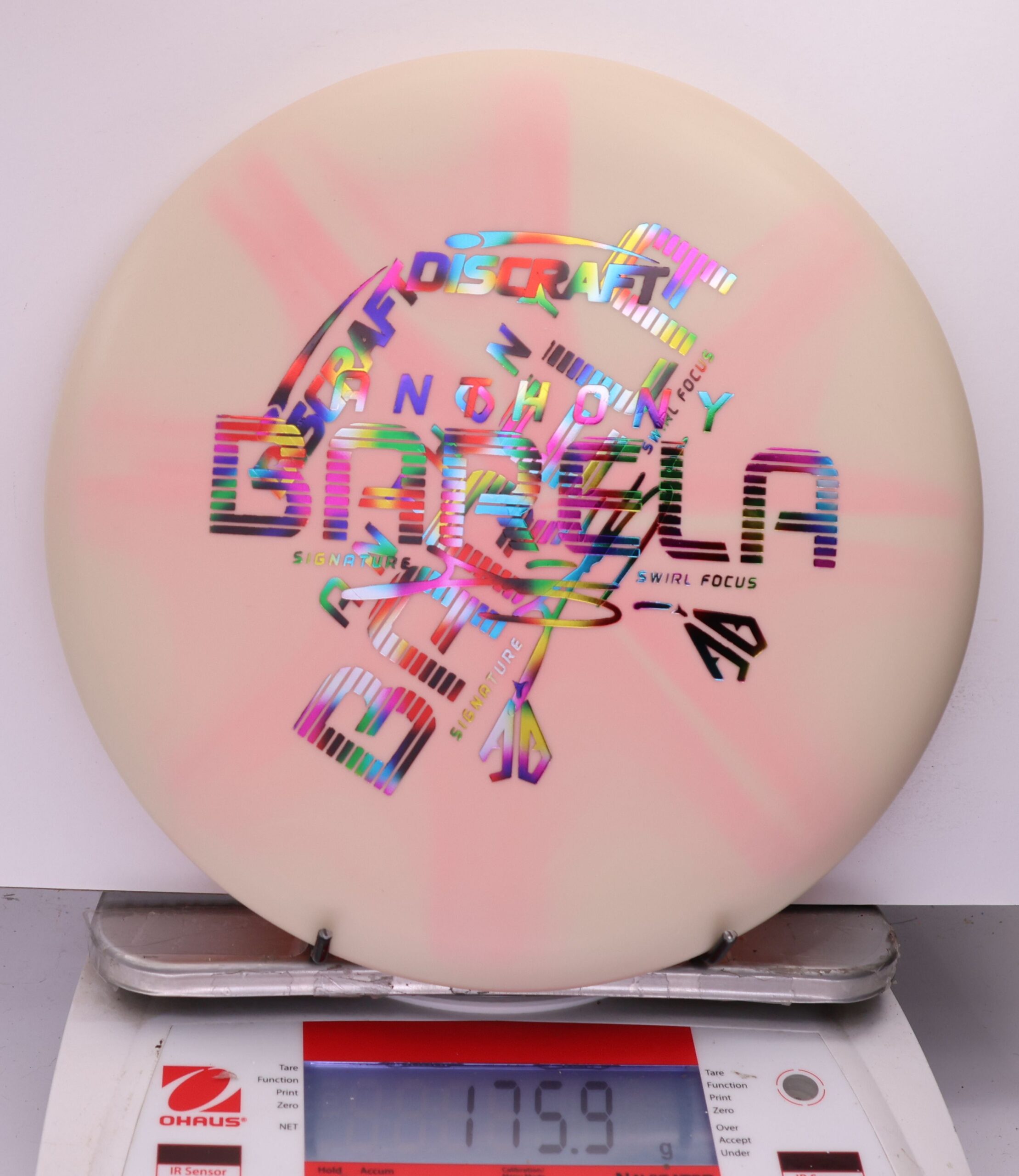 530989 X-Out Crazy Tuff Swirl Focus, Anthony Barela - #274 PalePink/Cream, 176