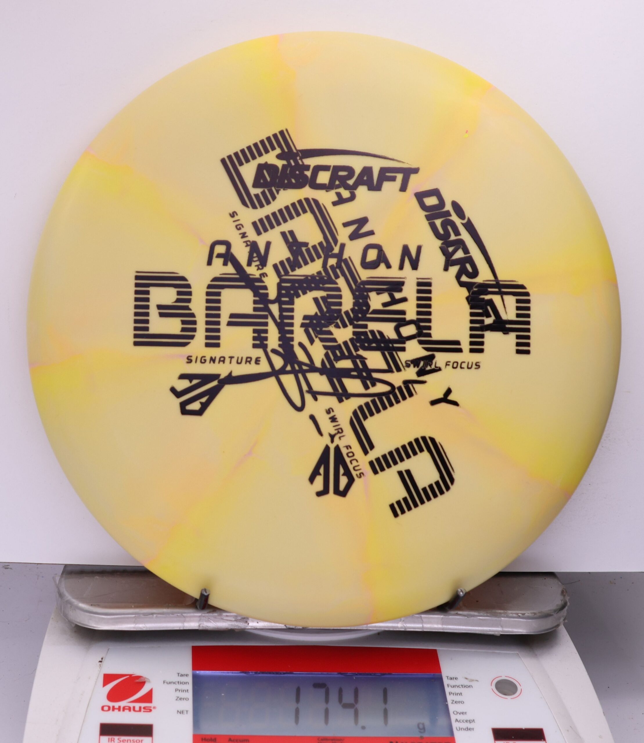530990 X-Out Crazy Tuff Swirl Focus, Anthony Barela - #275 Yellow, 174