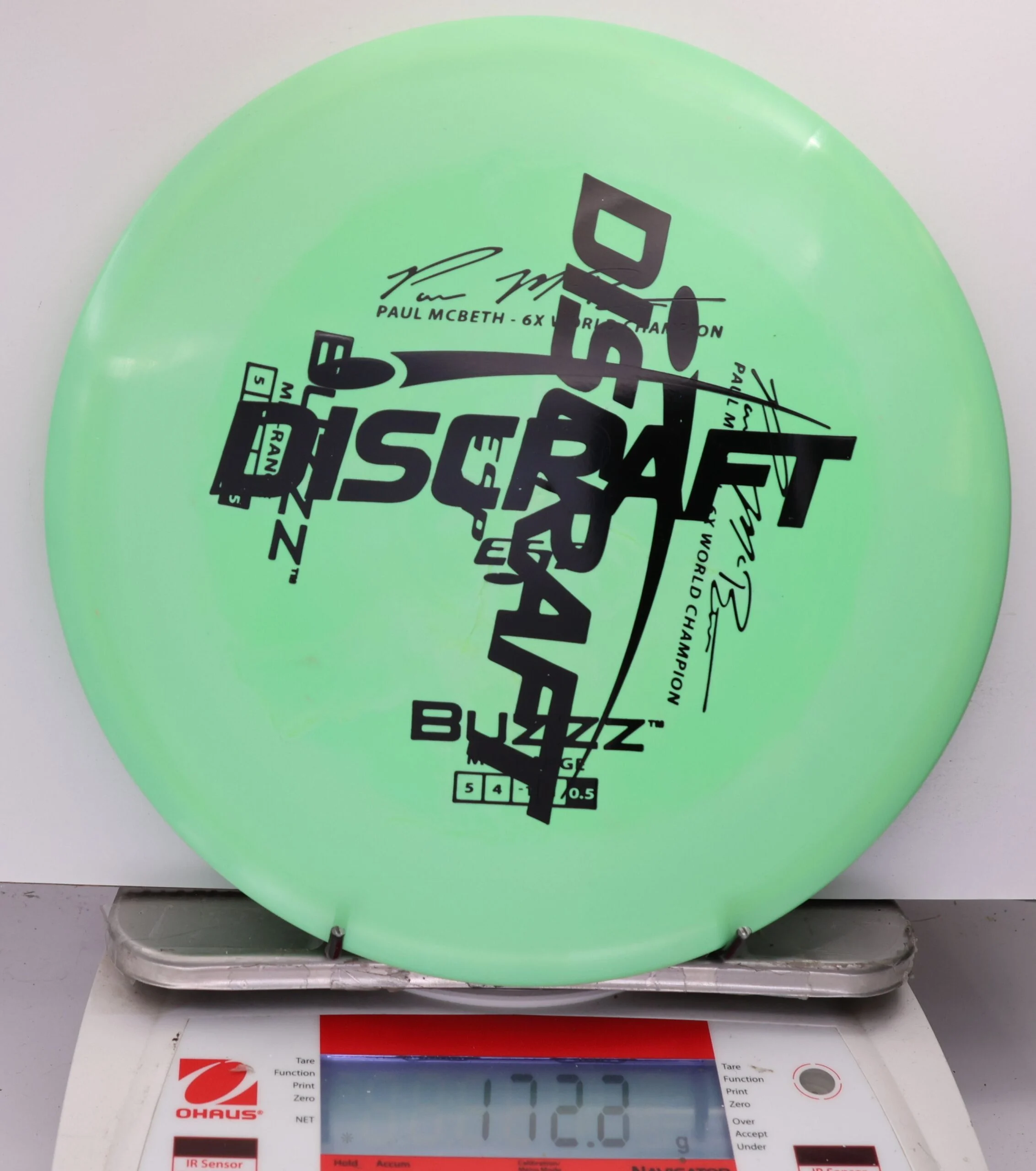 531385 X-Out ESP Buzzz, Paul McBeth 6X - #265 PaleGreen, 172