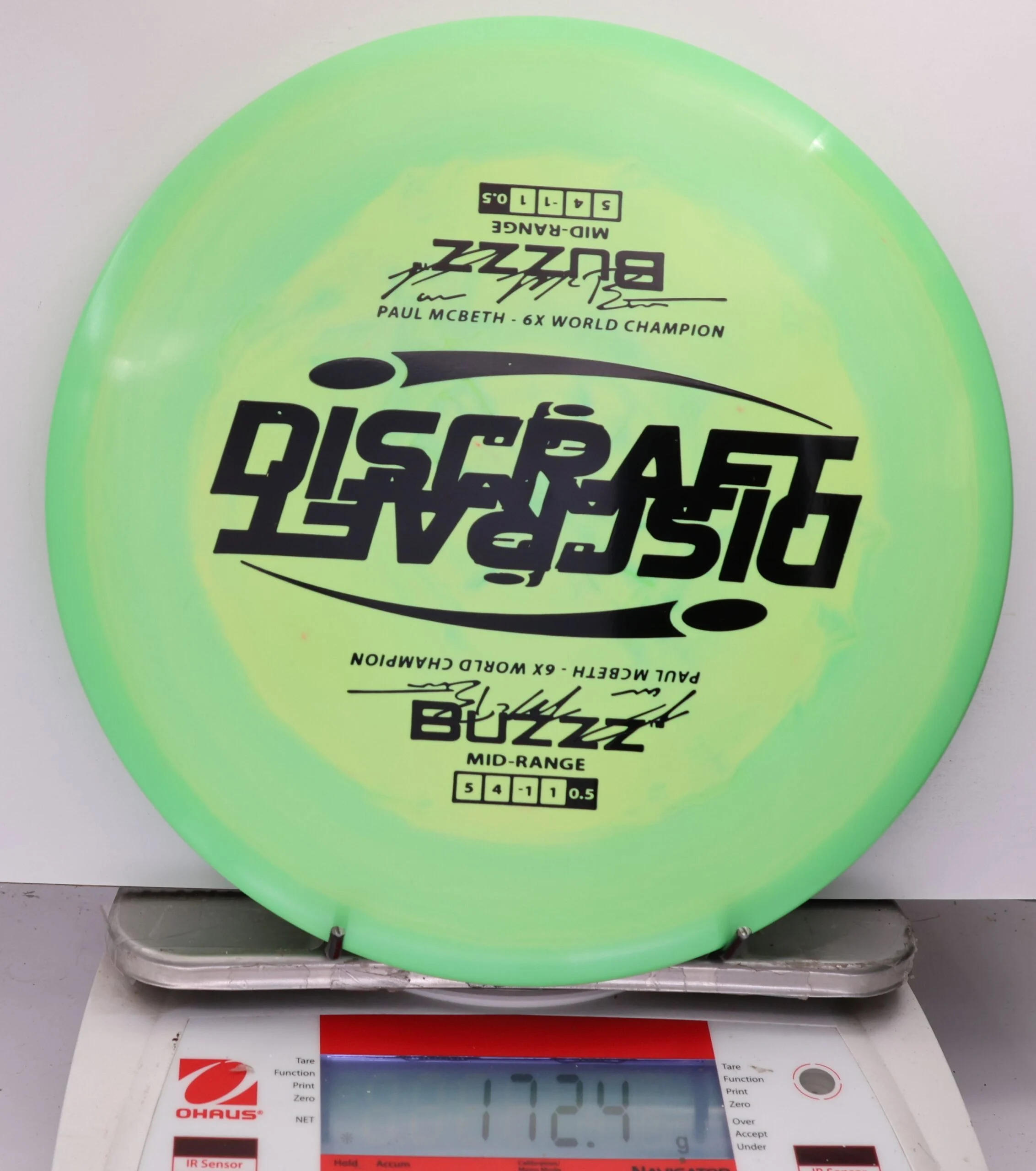 531410 X-Out ESP Buzzz, Paul McBeth 6X - #266 Grellow, 172