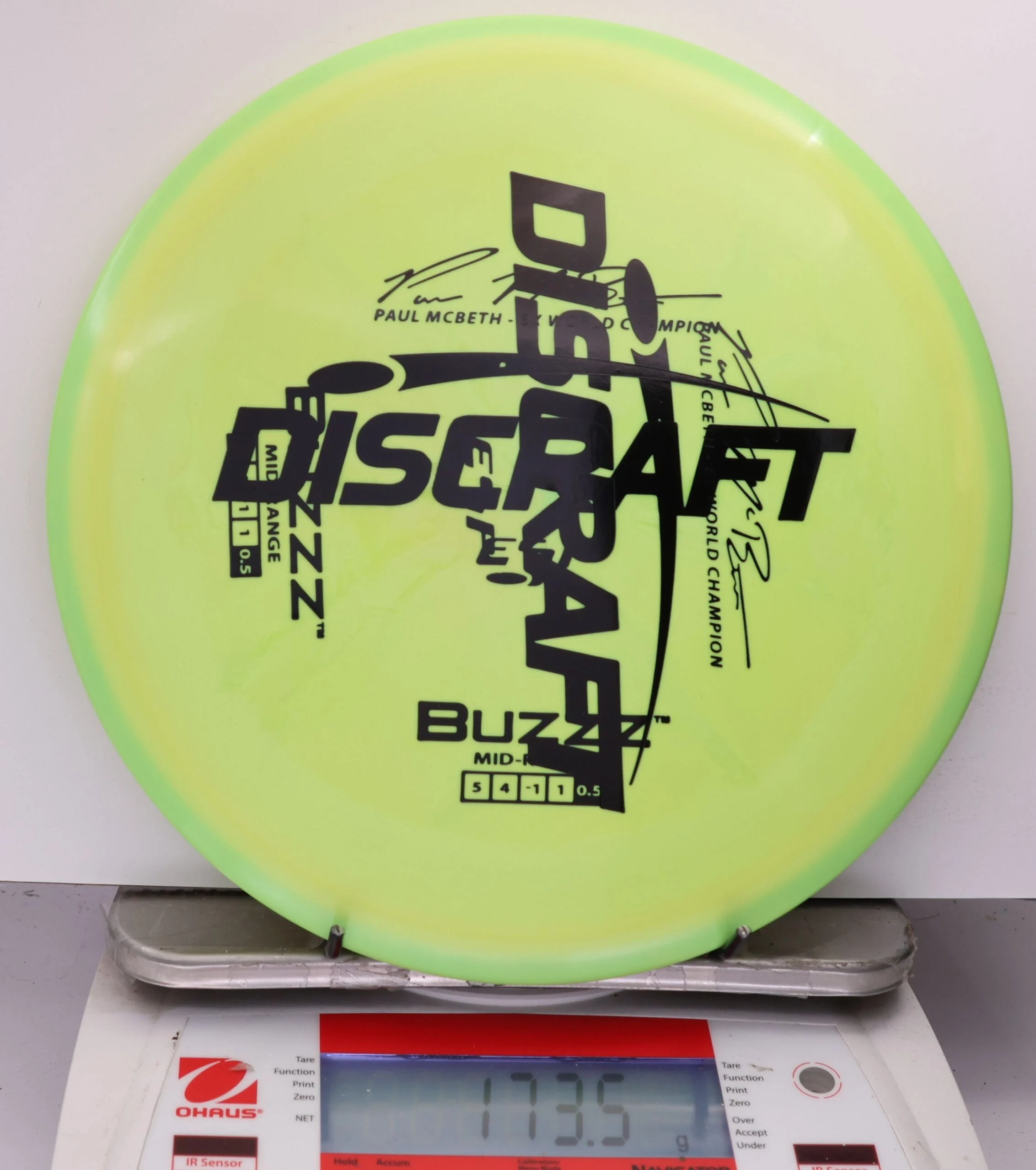 531411 X-Out ESP Buzzz, Paul McBeth 6X - #267 Grellow, 174