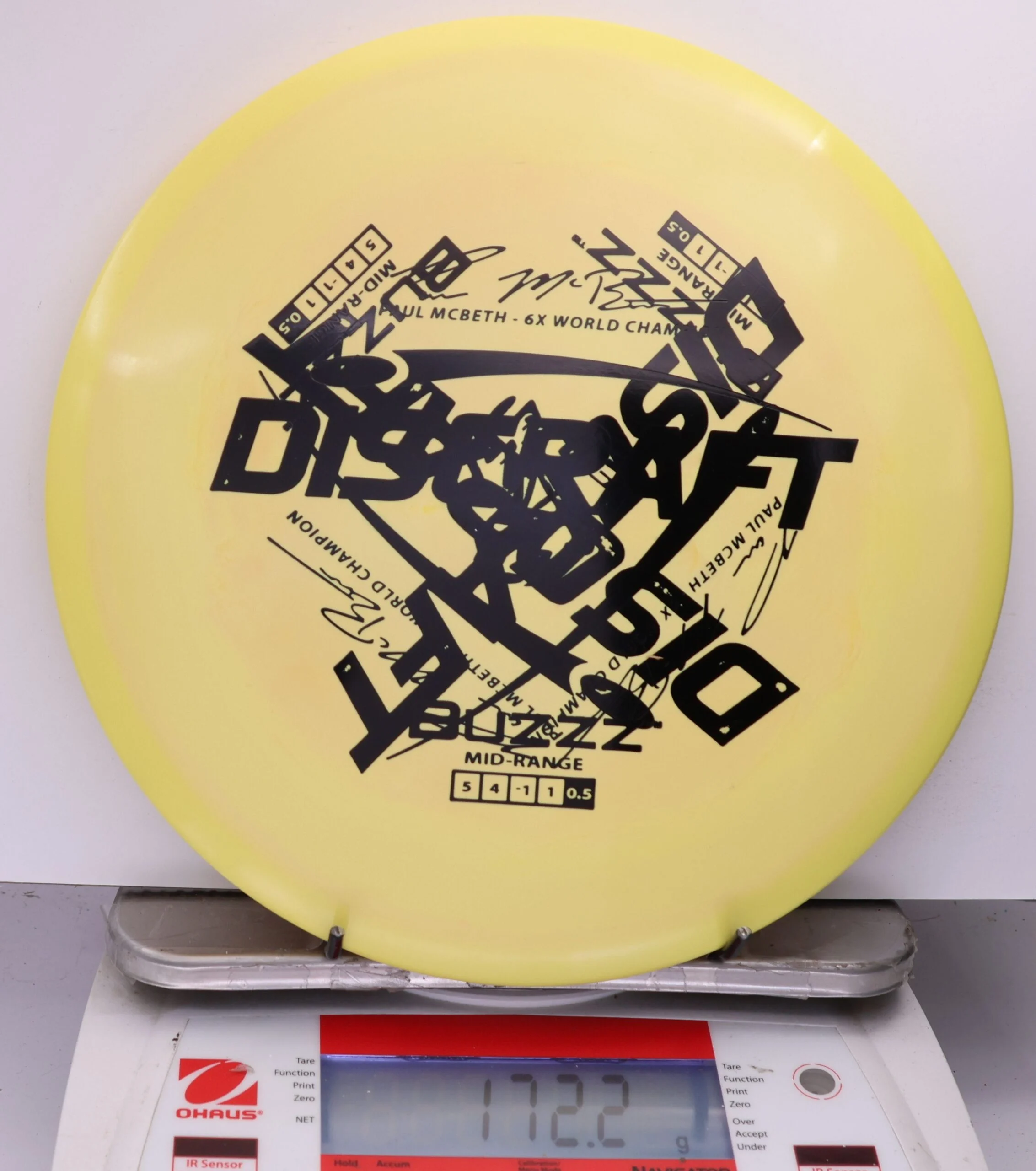 531412 X-Out ESP Buzzz, Paul McBeth 6X - #268 Yellow, 172