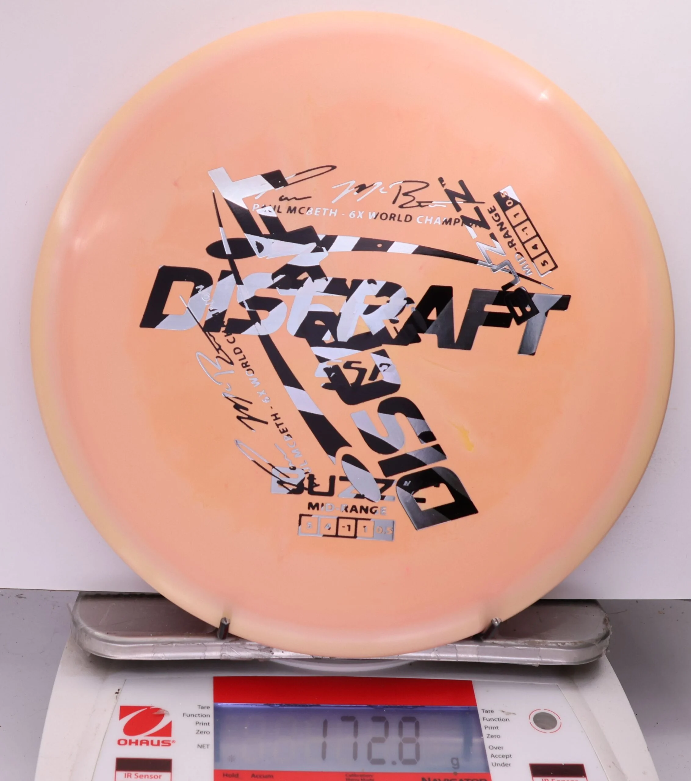 531442 X-Out ESP Buzzz, Paul McBeth 6X - #274 Peach, 173