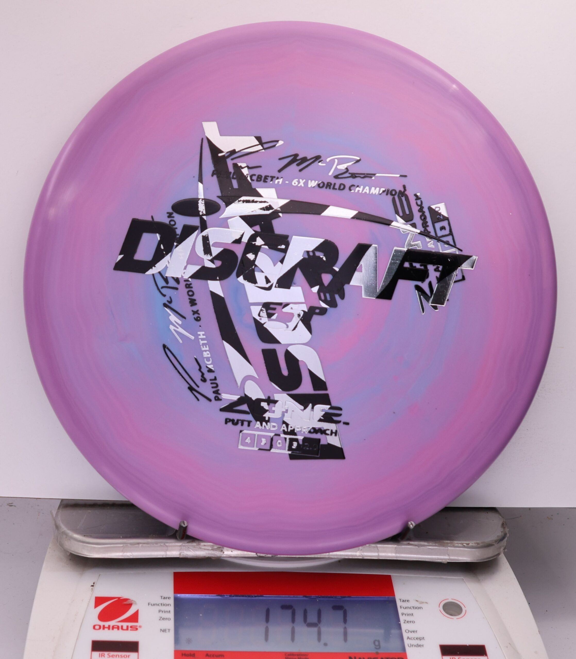 533160 X-Out ESP Zone, Paul McBeth 6X - #255 MagentaPurp, 175