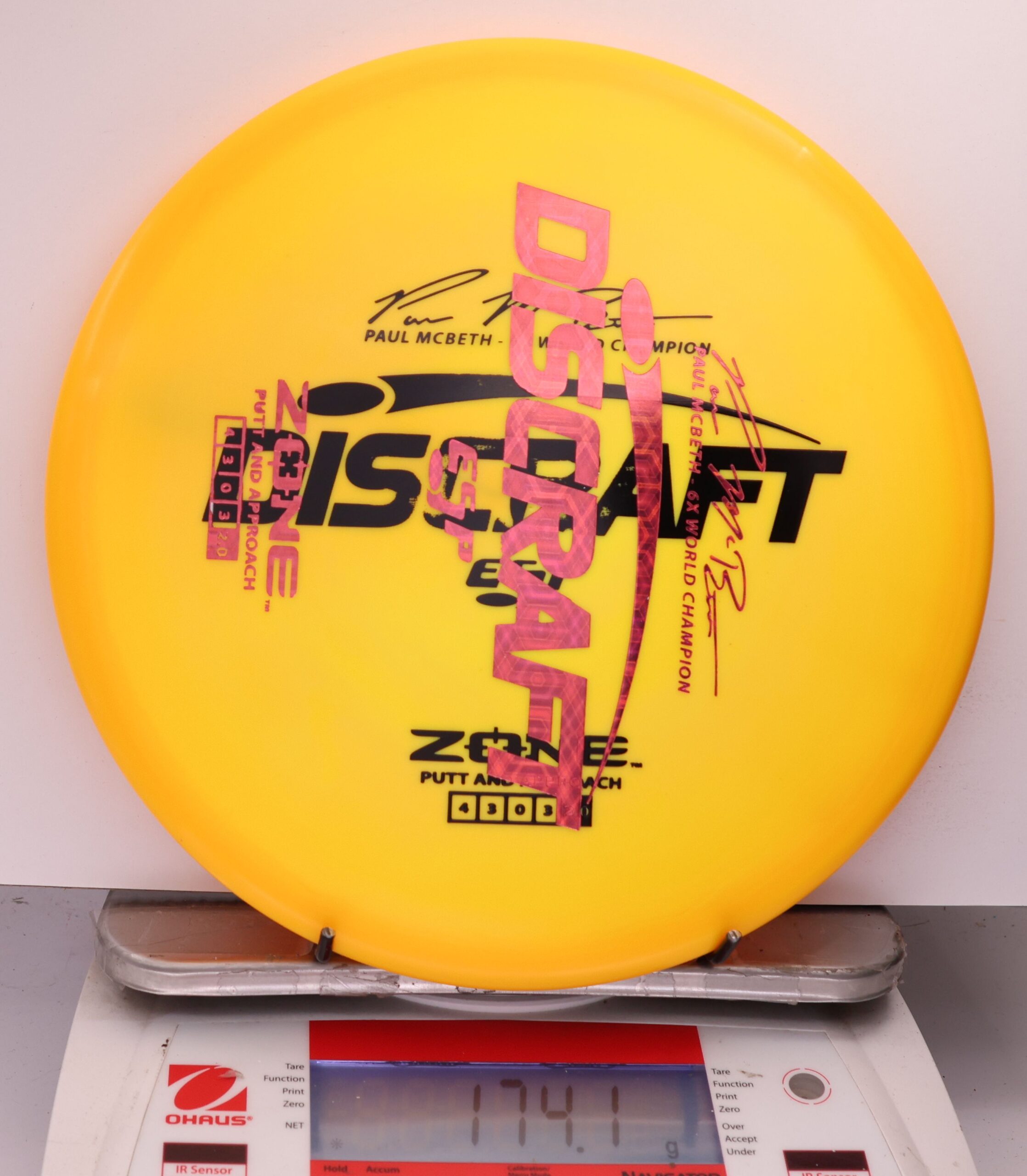 533221 X-Out ESP Zone, Paul McBeth 6X - #264 LtOrange, 174