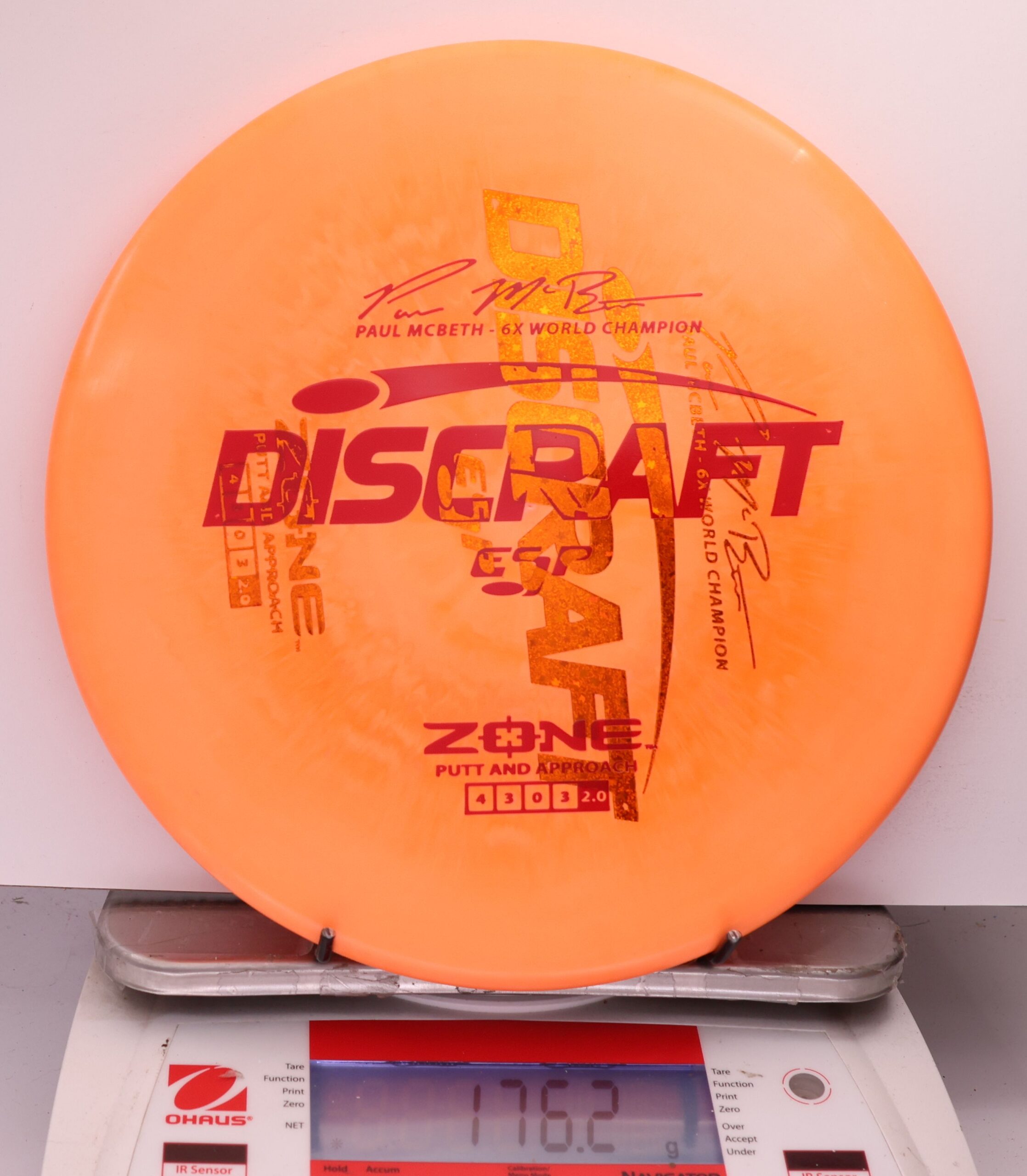 533251 X-Out ESP Zone, Paul McBeth 6X - #270 LtOrange, 176