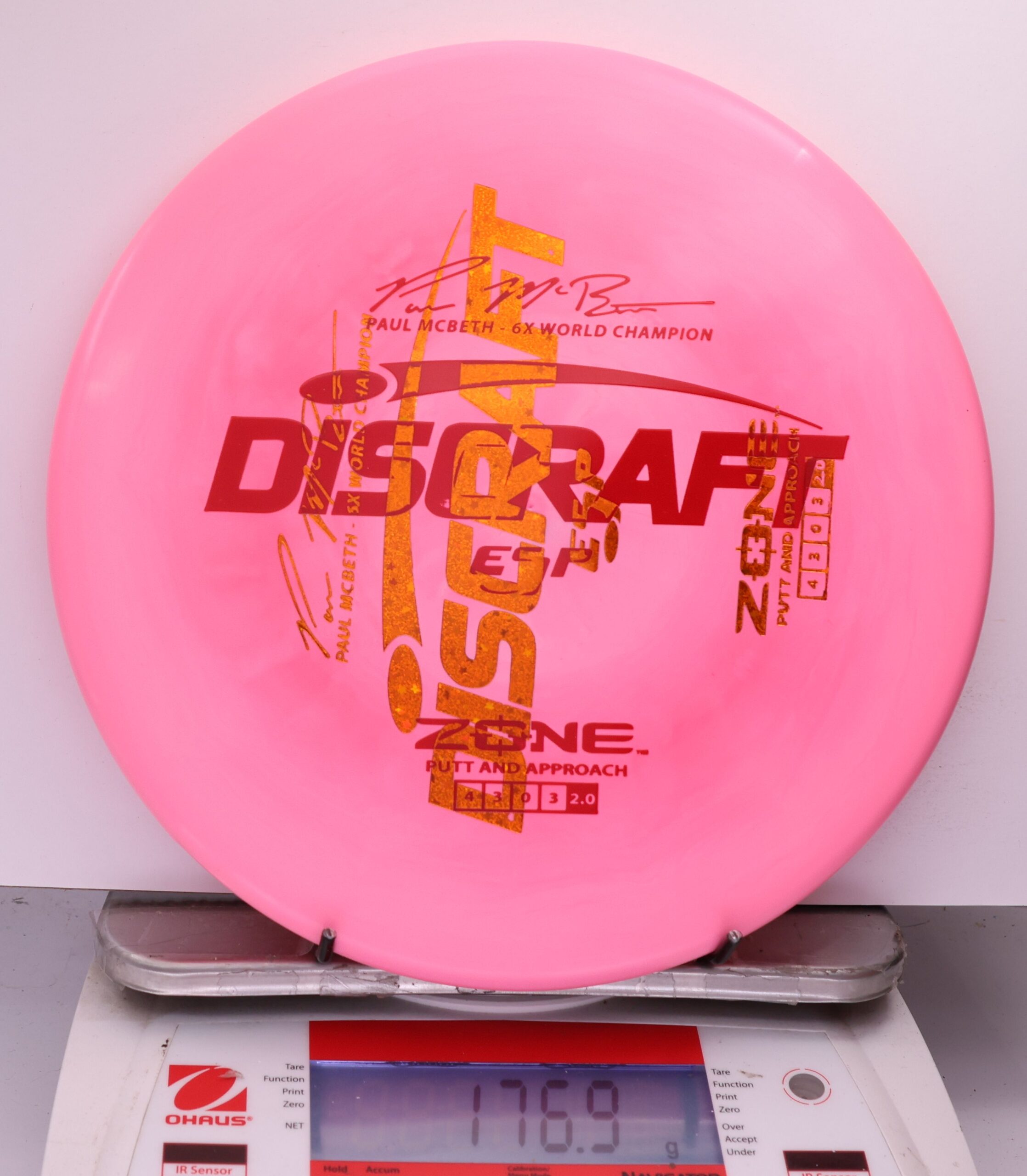 533307 X-Out ESP Zone, Paul McBeth 6X - #278 Pink, 177