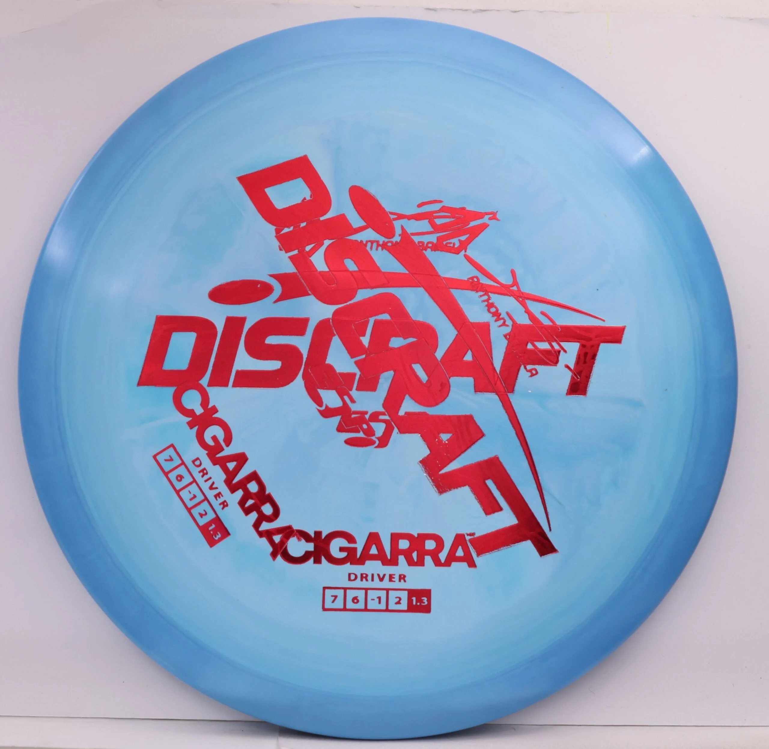 Discraft ESP Cigarra - Firma Anthony Barela (Distance Driver) - Plastica Premium Per Tiri Potenti
