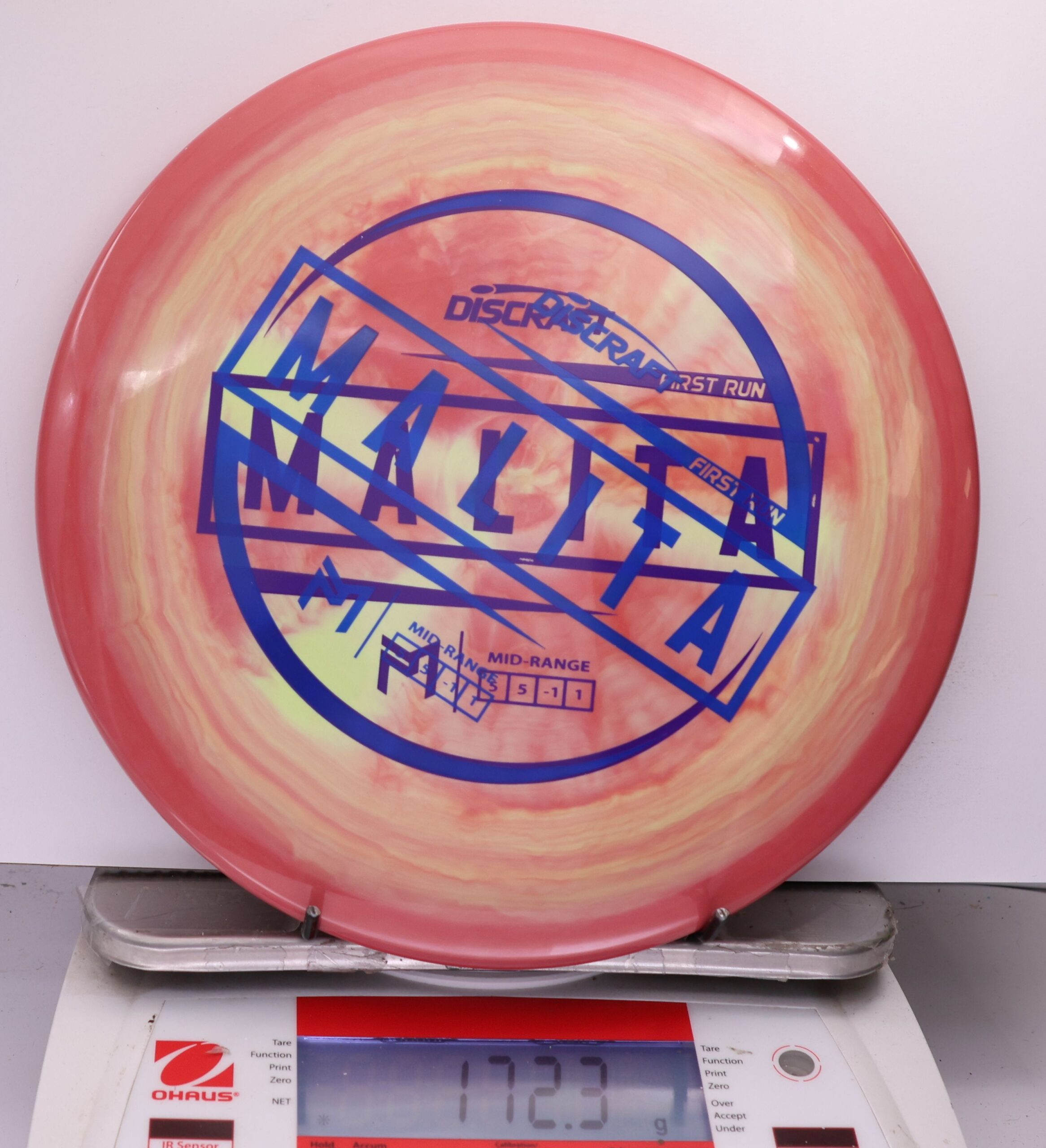 534666 X-Out ESP Malita, Paul McBeth - 1st Run - #261 RedOrngGrello, 172