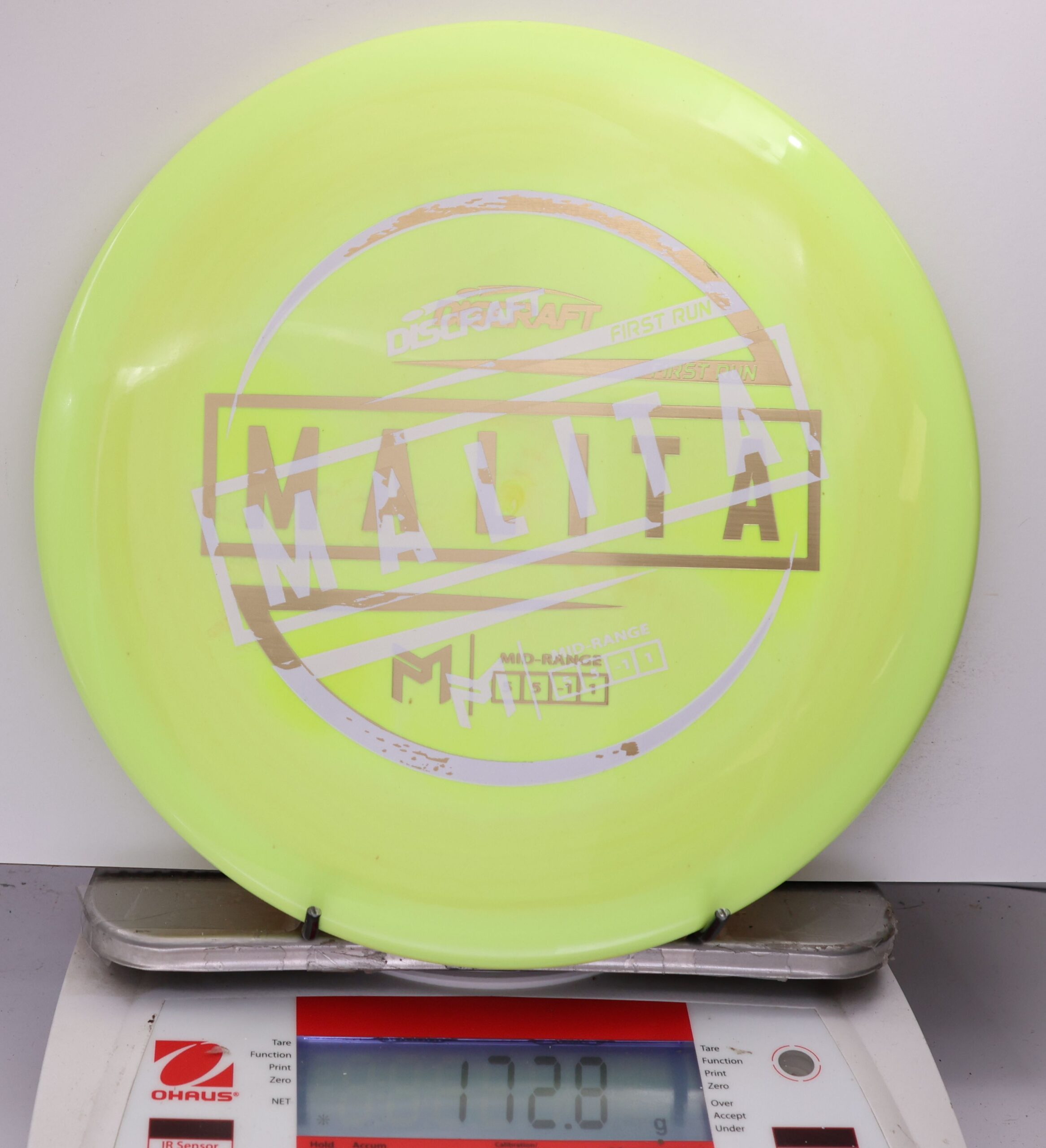 534668 X-Out ESP Malita, Paul McBeth - 1st Run - #263 Grellow, 173