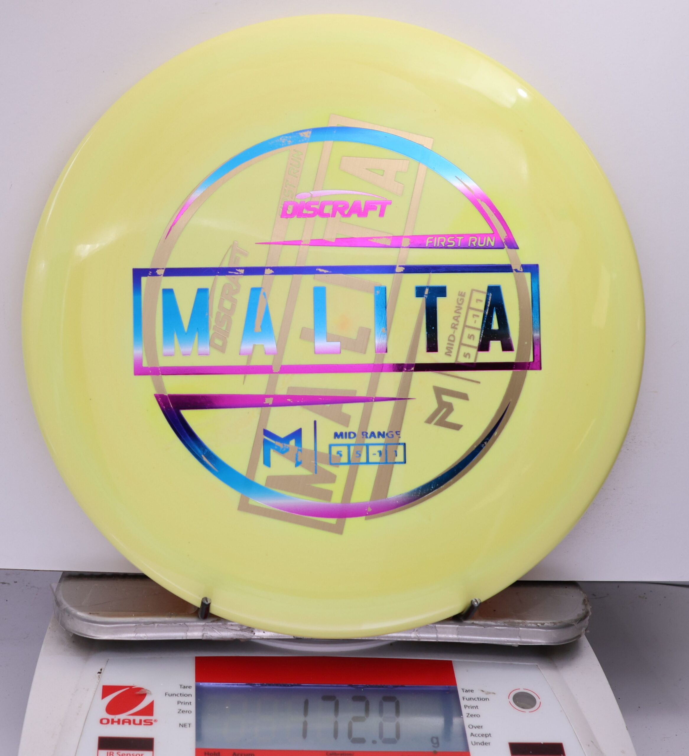 534669 X-Out ESP Malita, Paul McBeth - 1st Run - #264 Yellow, 172