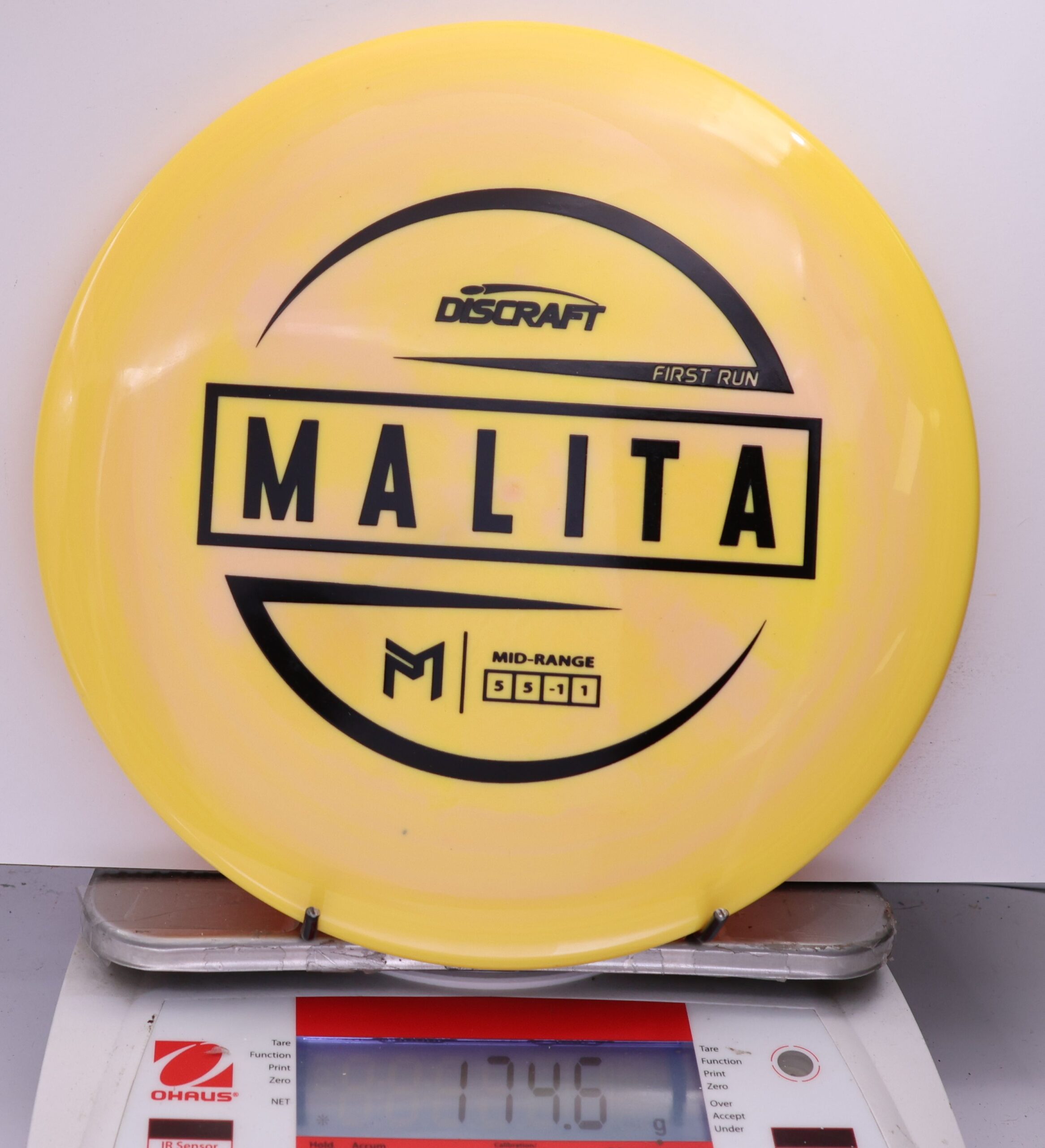 534700 X-Out ESP Malita, Paul McBeth - 1st Run - #267 YellowTan, 175