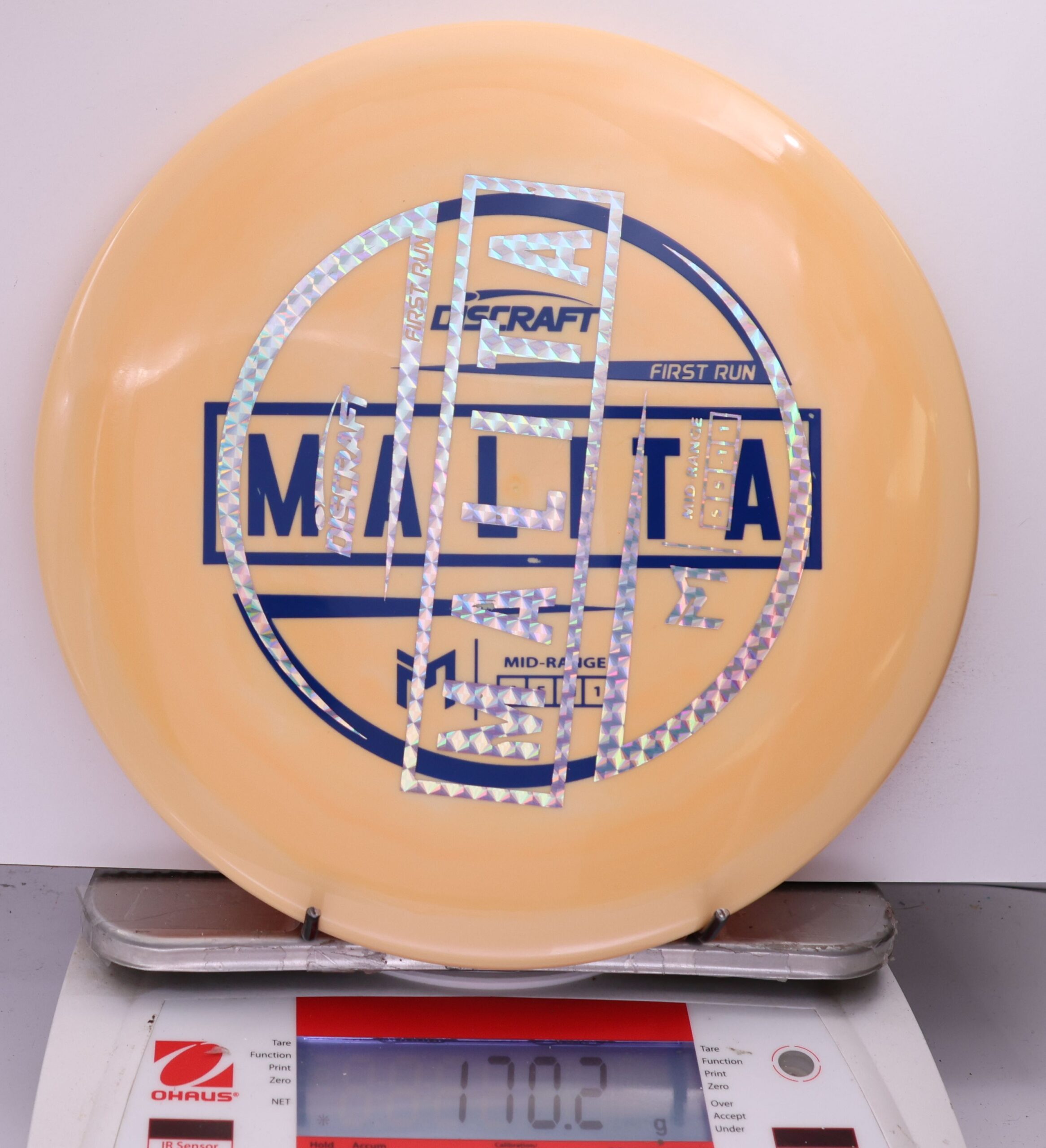 534701 X-Out ESP Malita, Paul McBeth - 1st Run - #268 LtOrange, 170