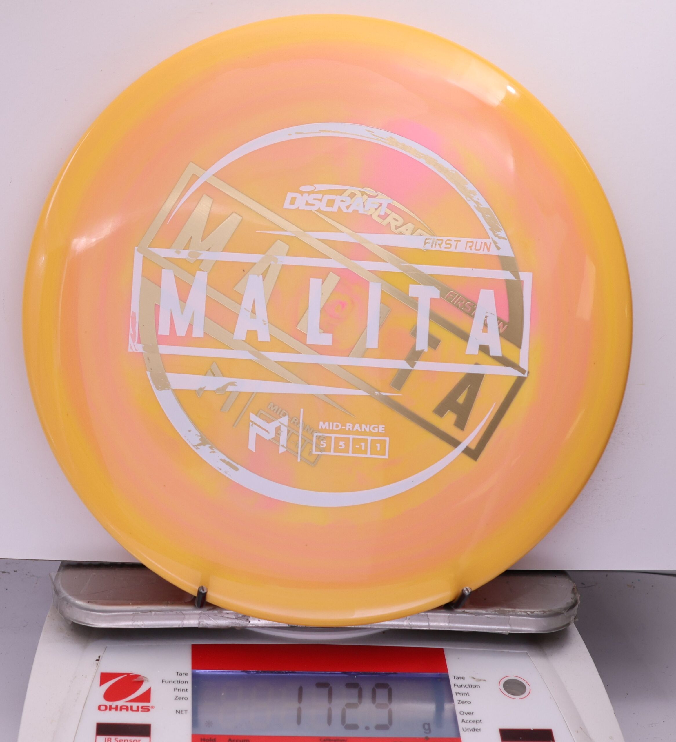 534703 X-Out ESP Malita, Paul McBeth - 1st Run - #270 YellowOrange, 173