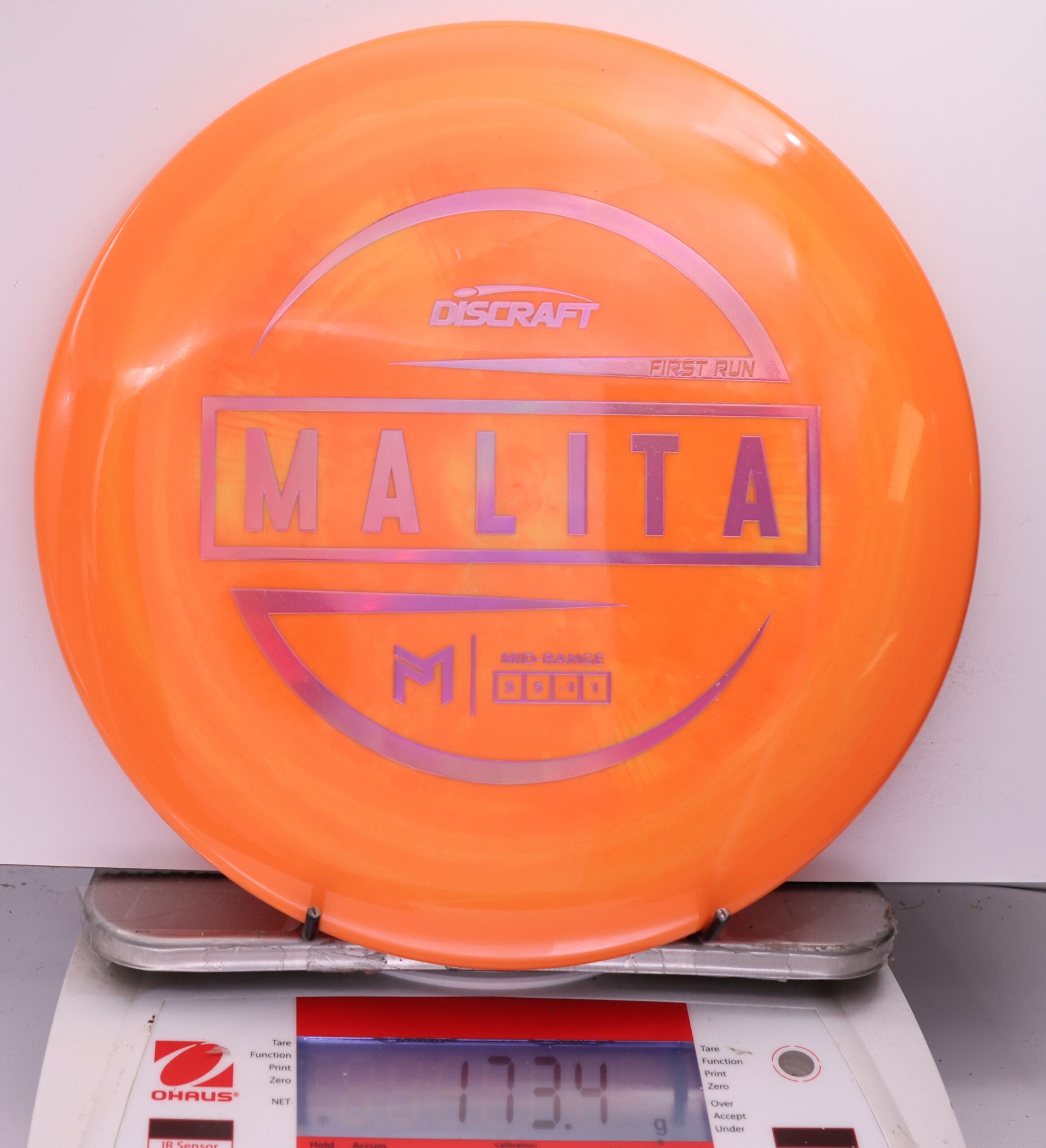 534733 X-Out ESP Malita, Paul McBeth - 1st Run - #272 Orange, 173