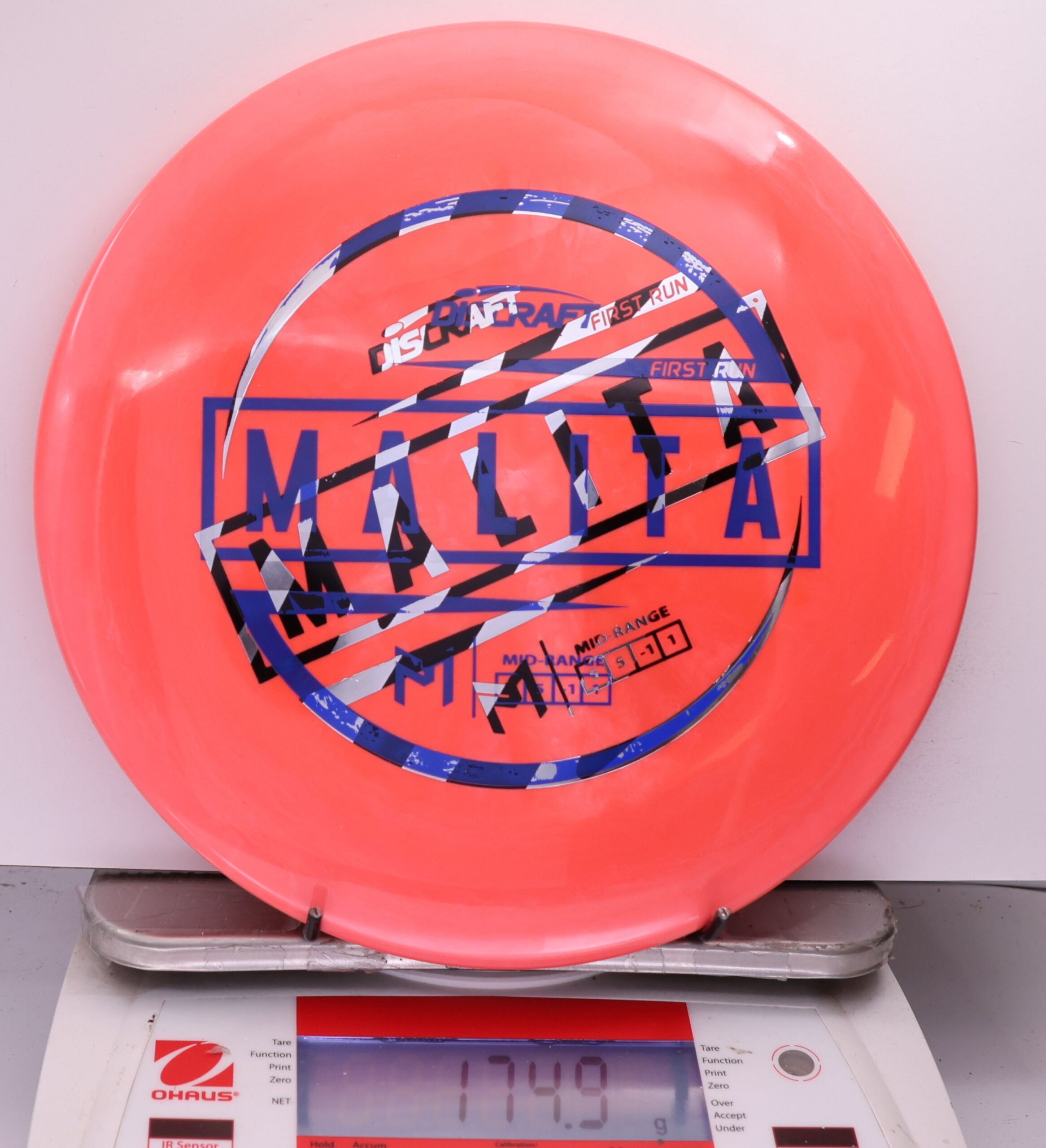 534767 X-Out ESP Malita, Paul McBeth - 1st Run - #278 OrangePink, 175