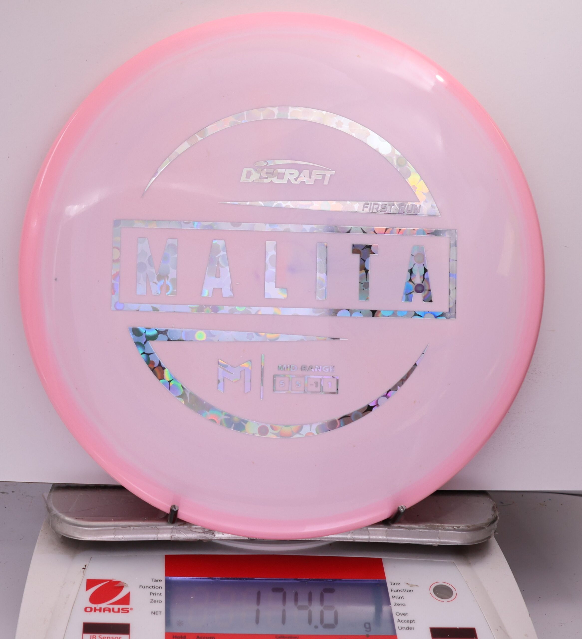534800 X-Out ESP Malita, Paul McBeth - 1st Run - #283 LtPink, 175