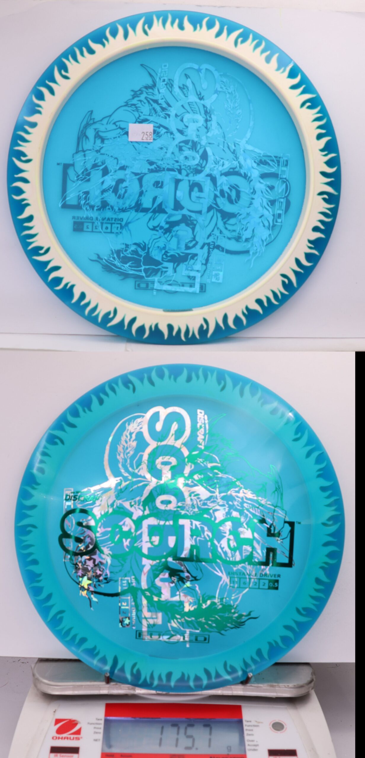 535538 X-Out FuZed Line Scorch - Flames - #258 Blue-White, 176