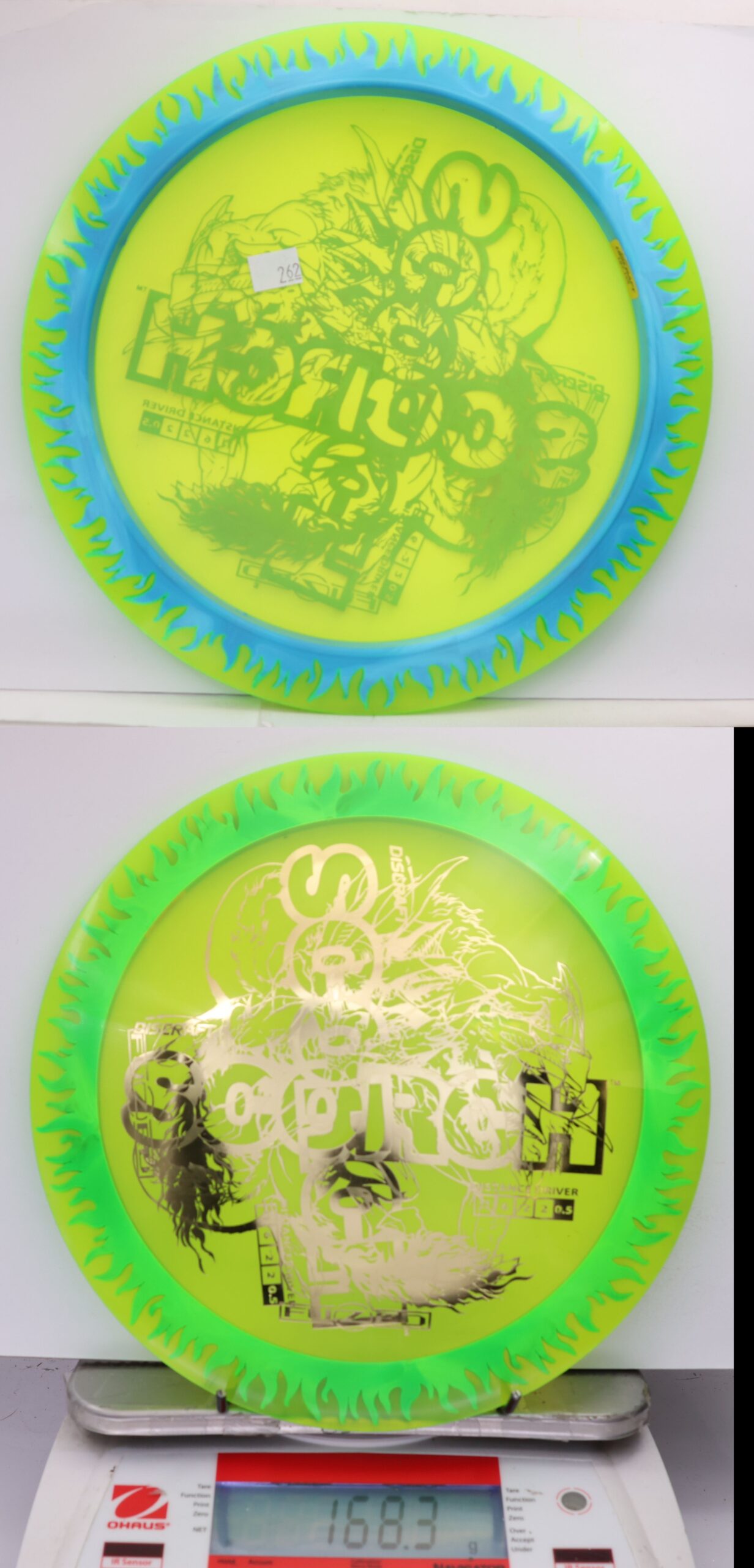 535575 X-Out FuZed Line Scorch - Flames - #262 Green-Blue, 168