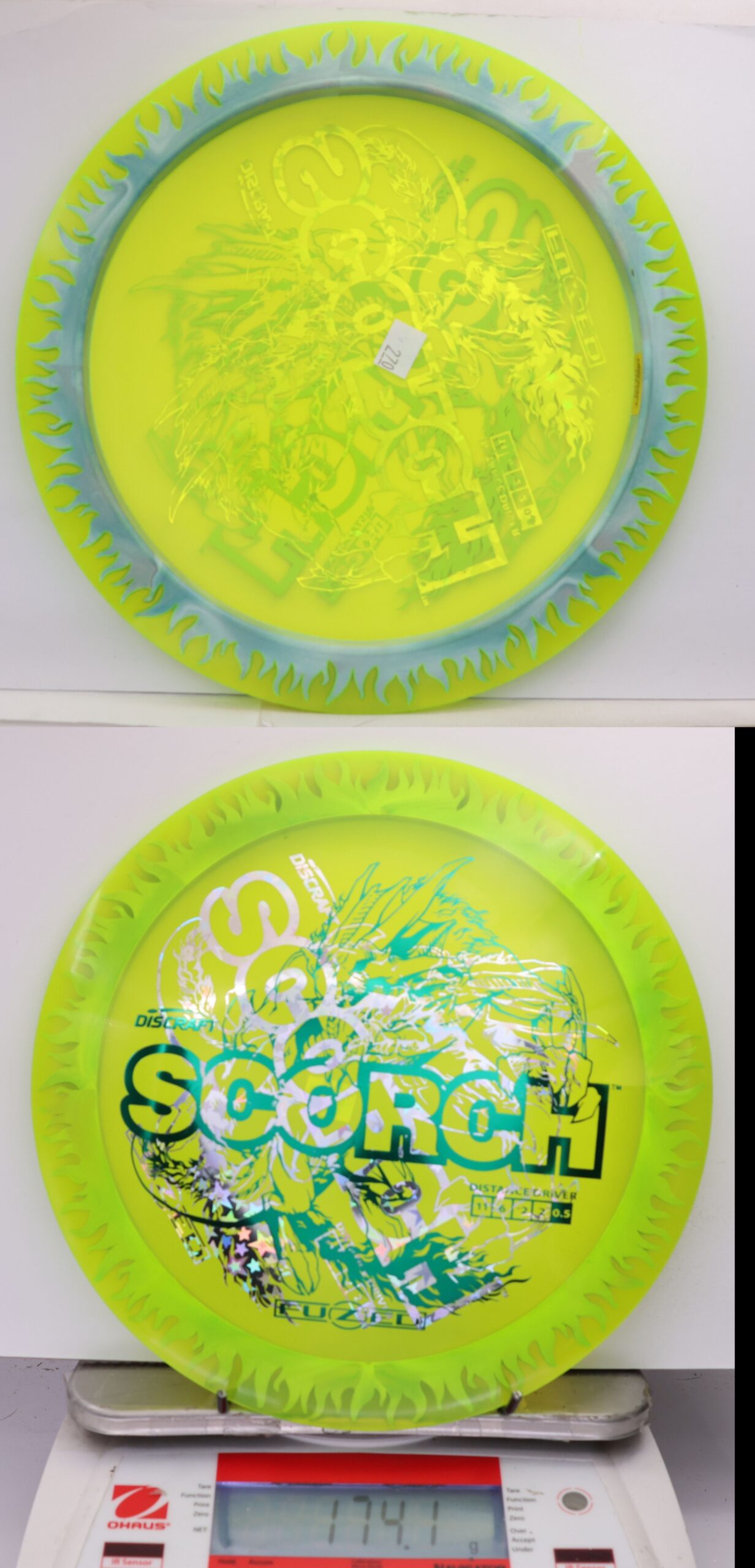 535616 X-Out FuZed Line Scorch - Flames - #270 NYellow-GrayBlu, 174