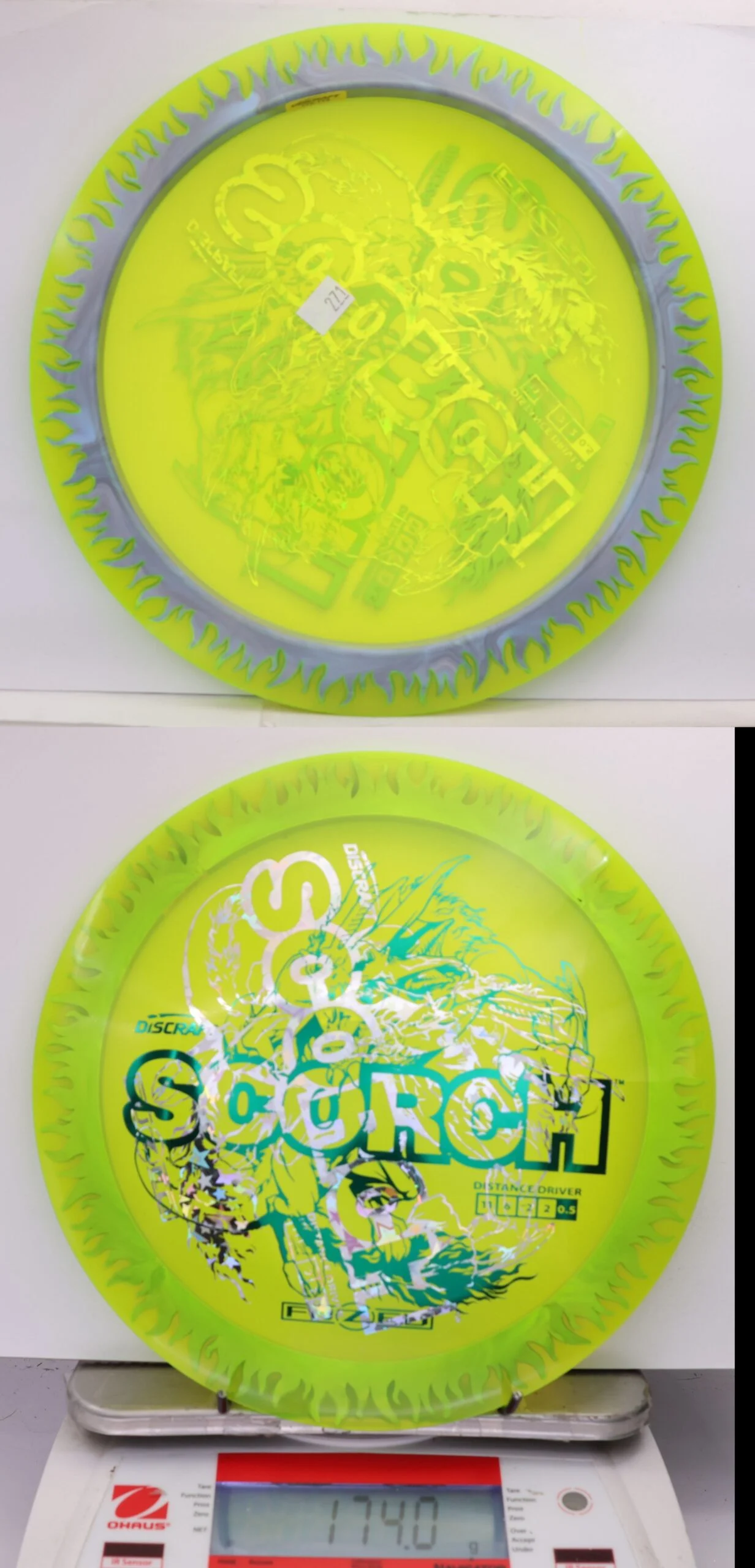 535650 X-Out FuZed Line Scorch - Flames - #271 NYellow-Gray, 174
