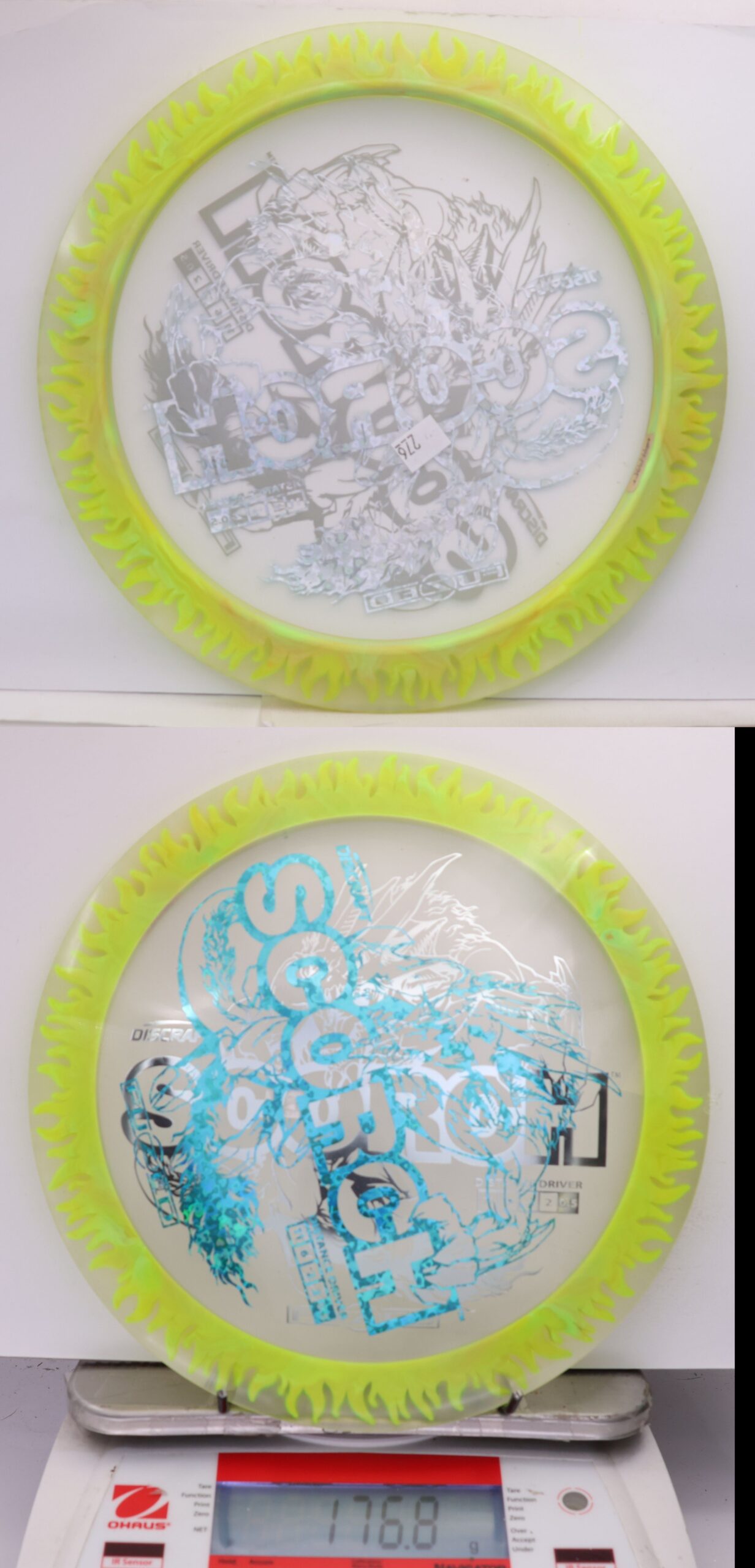 535688 X-Out FuZed Line Scorch - Flames - #276 Clear-GrnOrng, 177