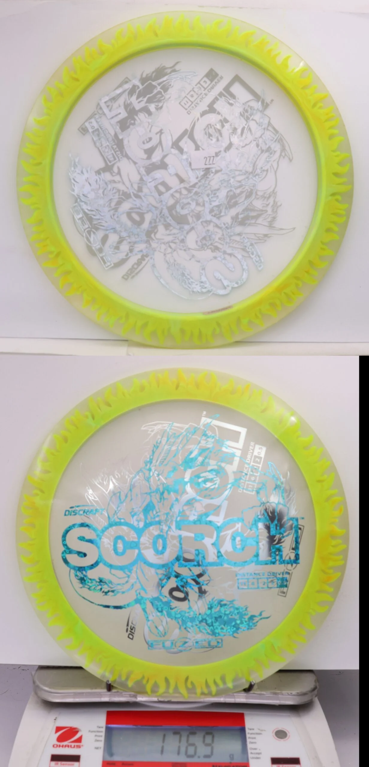 535689 X-Out FuZed Line Scorch - Flames - #277 Clear-GrnOrng, 177
