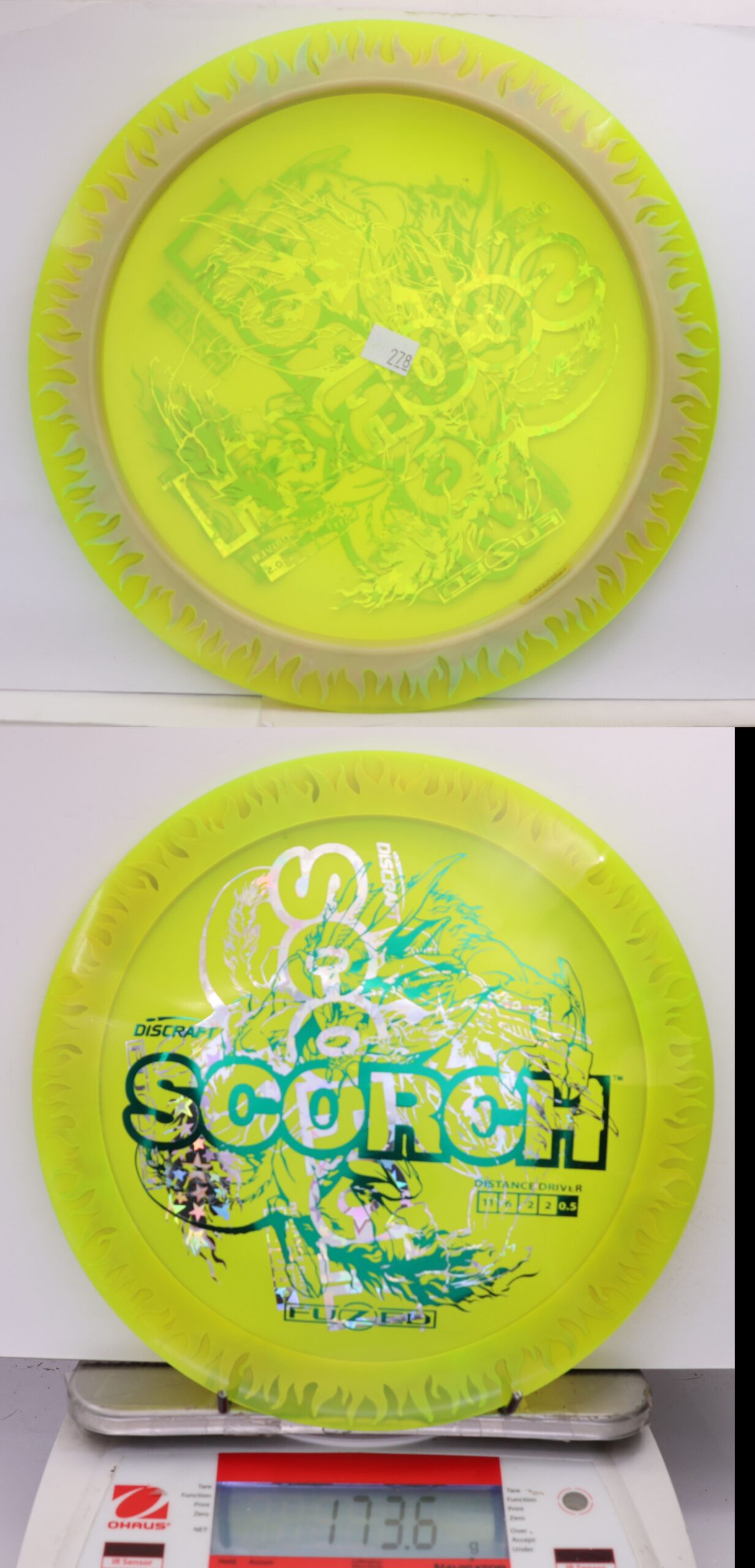 535690 X-Out FuZed Line Scorch - Flames - #278 NYellow-Tan, 174