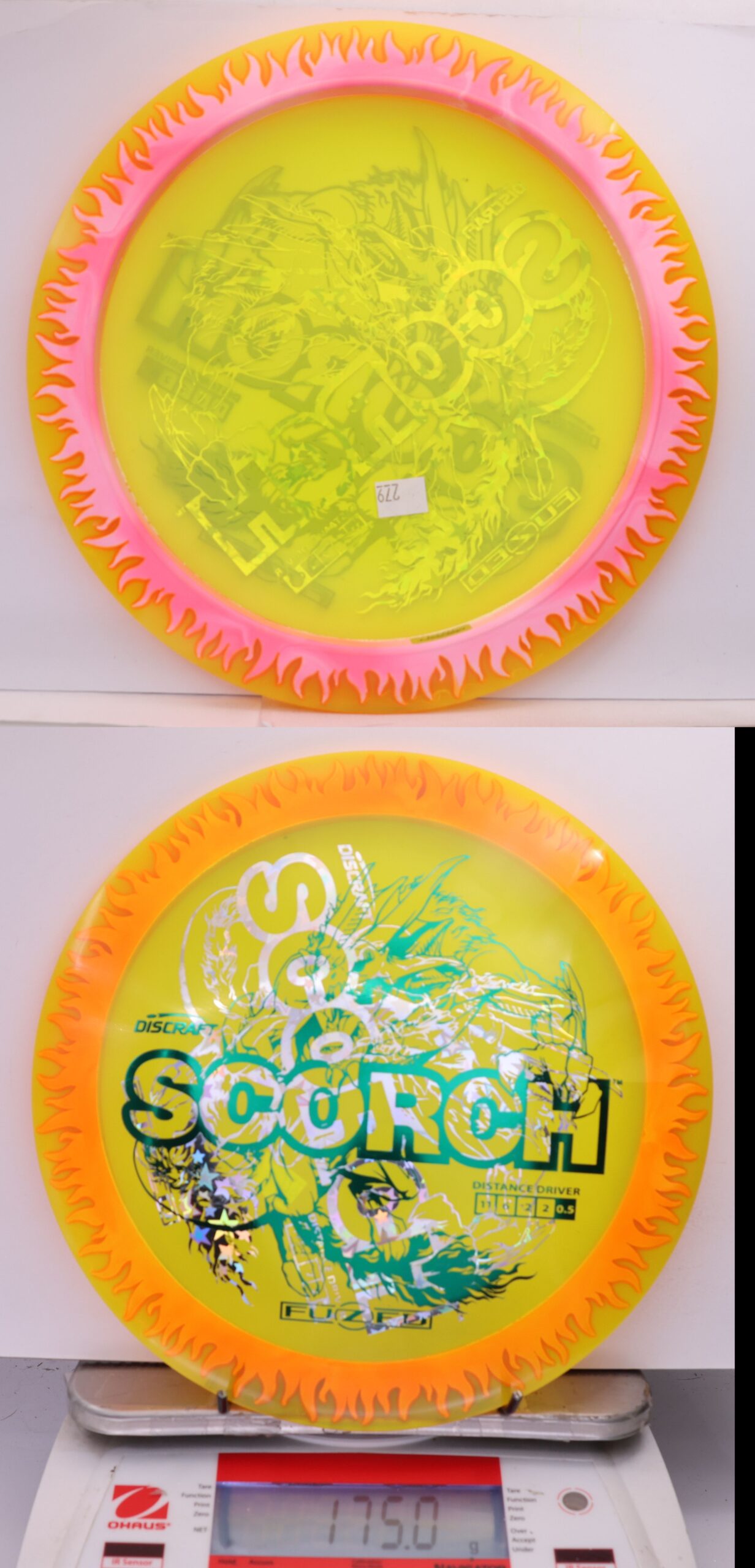 535691 X-Out FuZed Line Scorch - Flames - #279 NYellow-Pink, 175