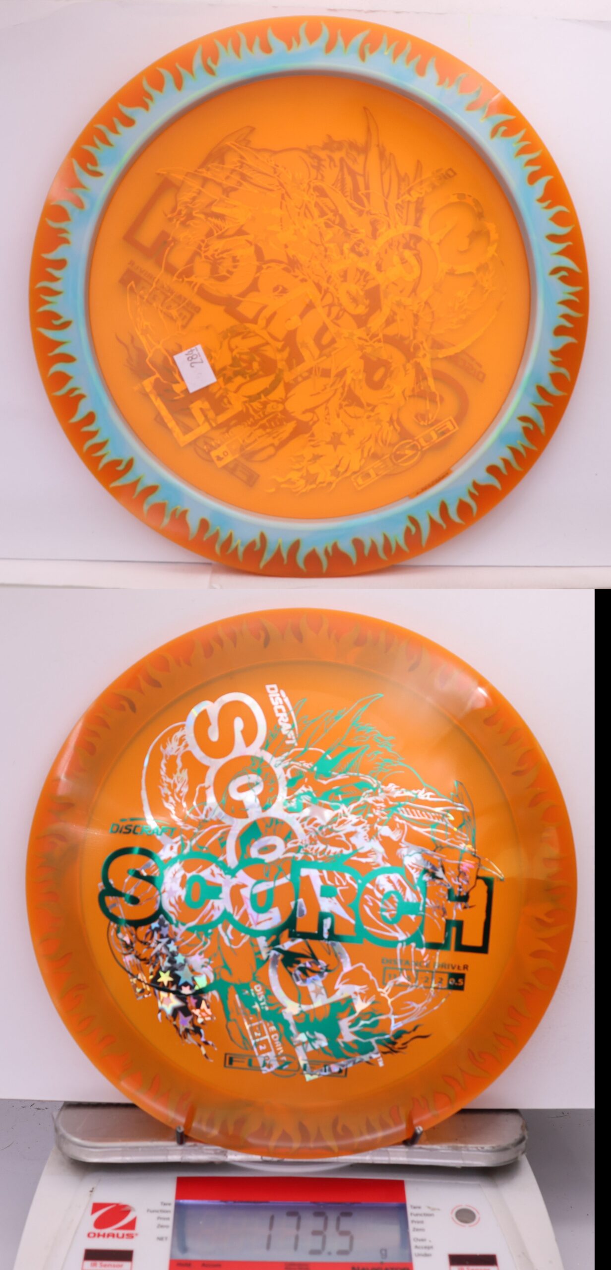 535729 X-Out FuZed Line Scorch - Flames - #284 Orange-LtBlu, 174