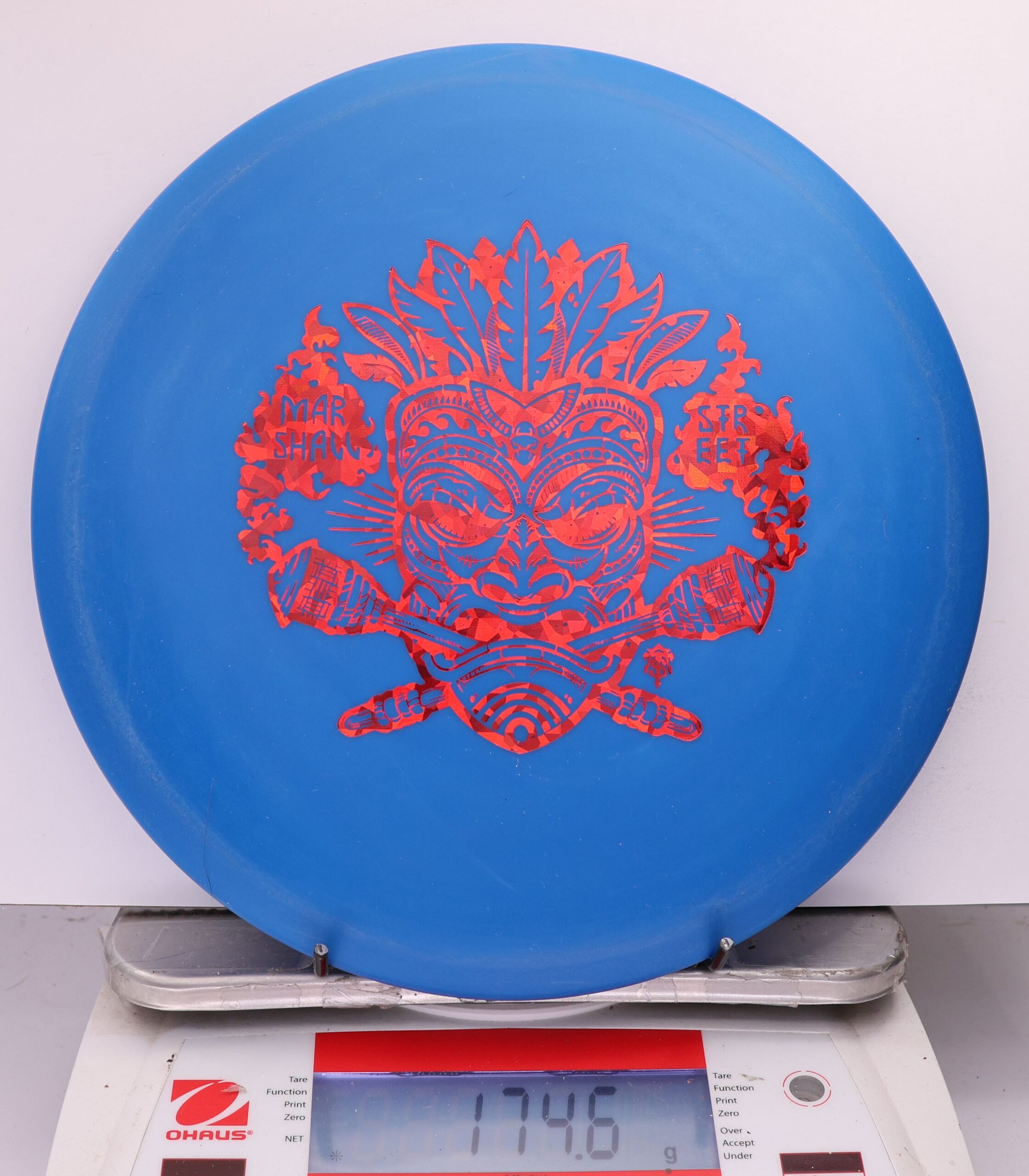 537049 KC Pro FLAT TOP Roc, Marshall Street Tiki Mask - #01 Blue, 175