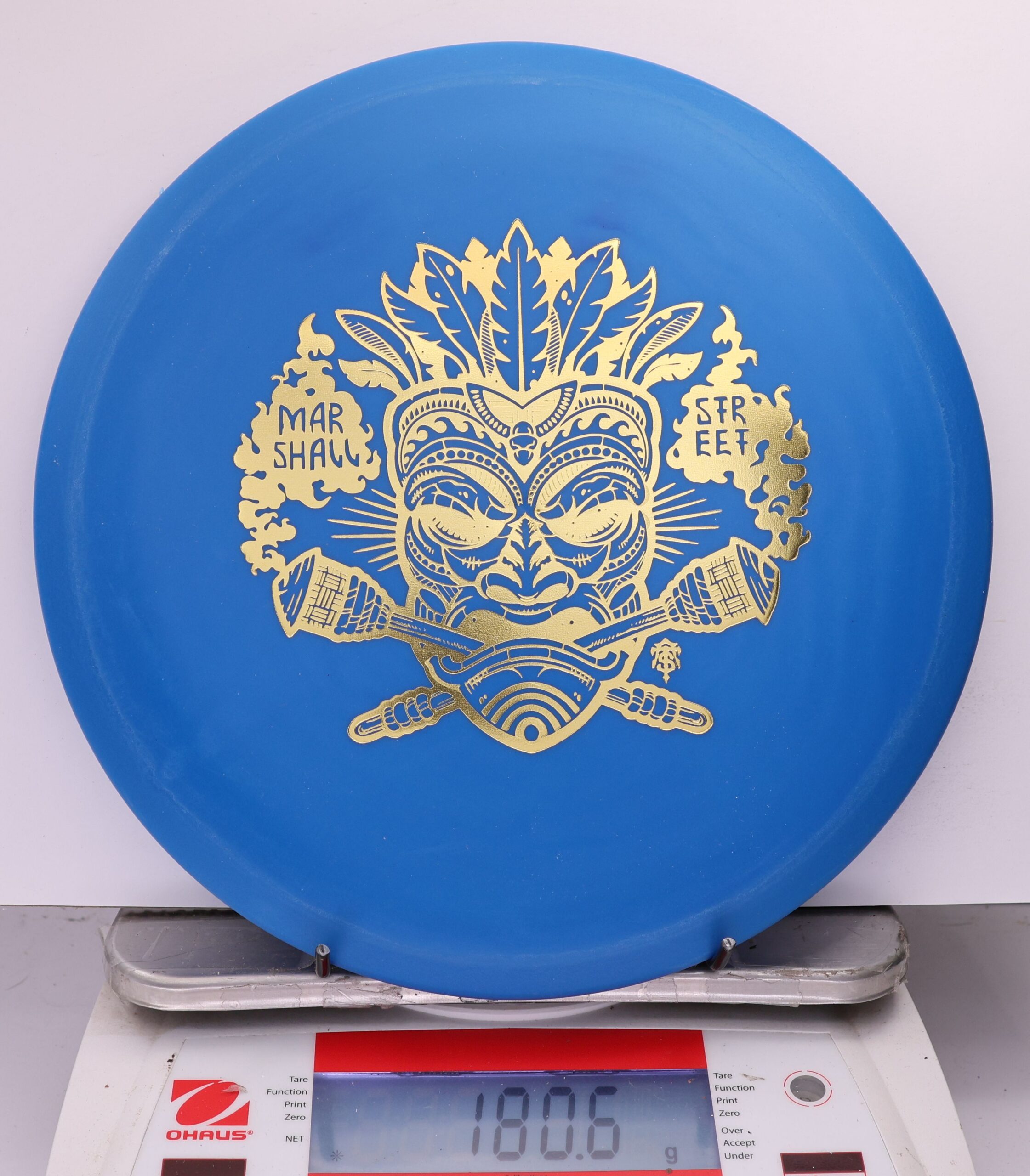 537074 KC Pro FLAT TOP Roc, Marshall Street Tiki Mask - #07 Blue, 181