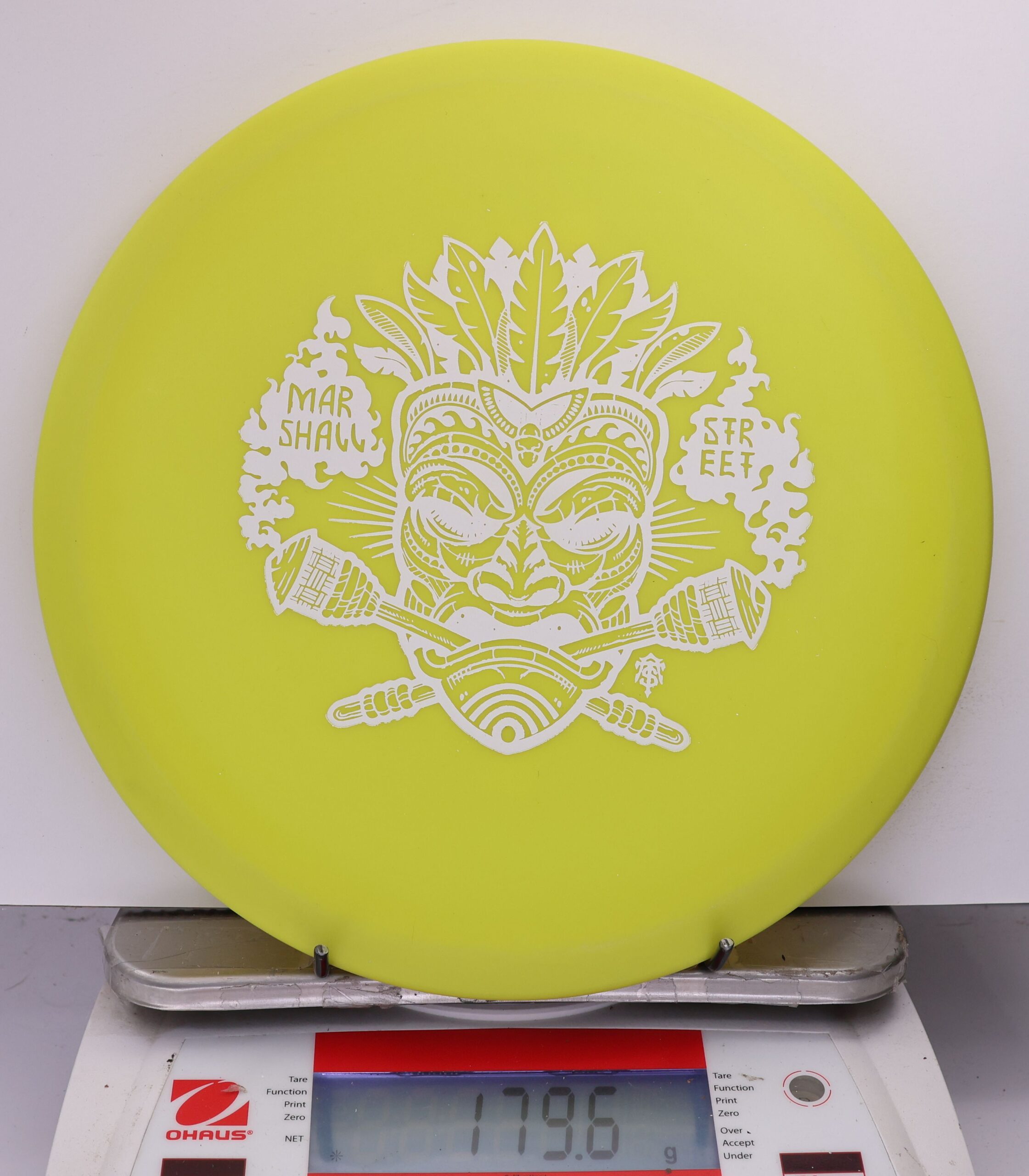 537097 KC Pro FLAT TOP Roc, Marshall Street Tiki Mask - #13 Yellow, 180