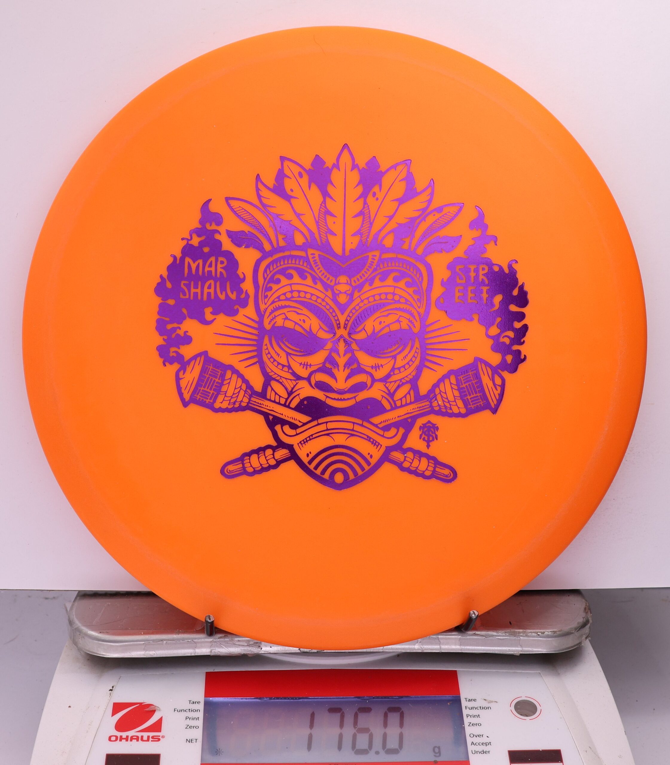 537117 KC Pro FLAT TOP Roc, Marshall Street Tiki Mask - #16 Orange, 176