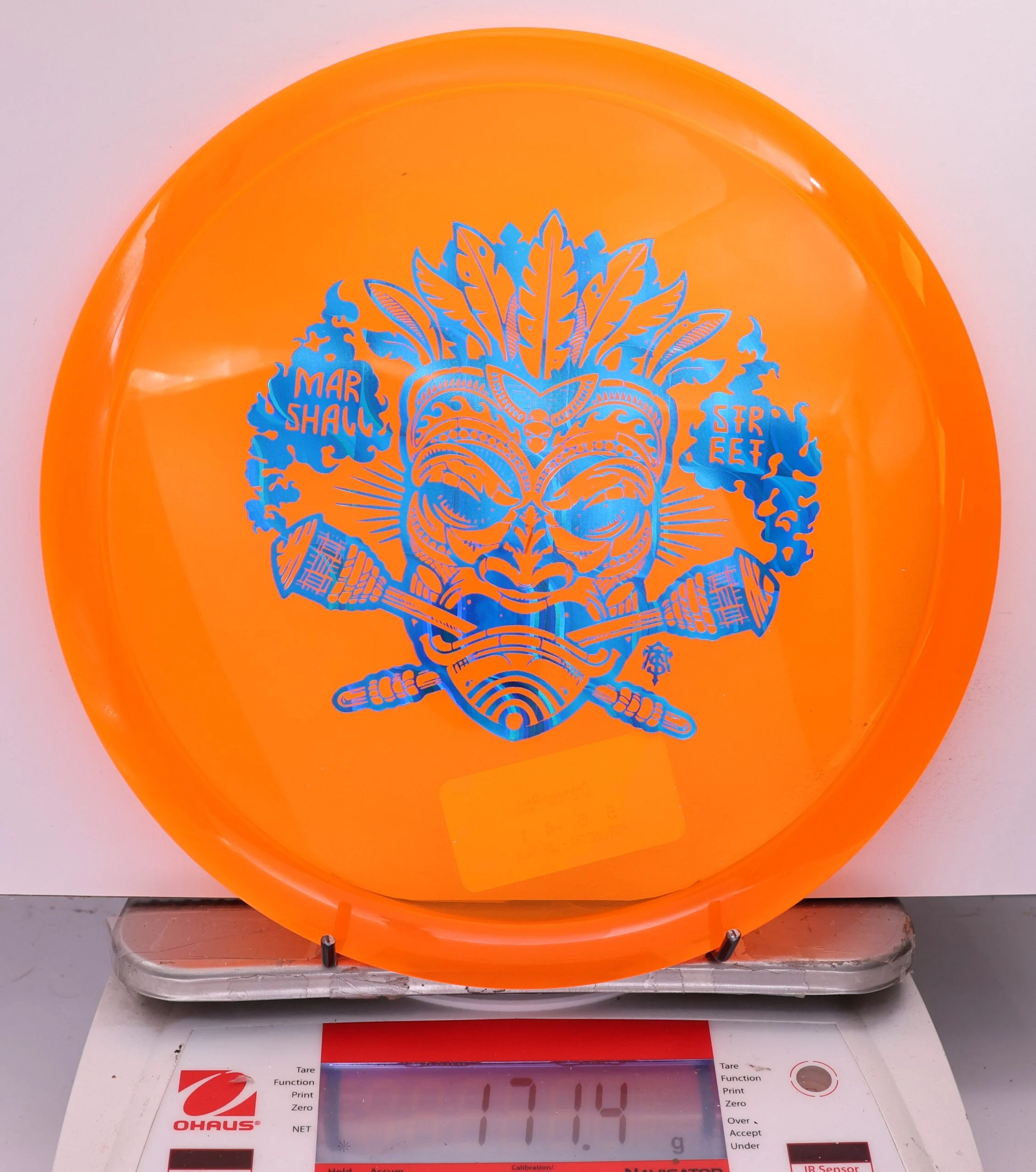 537230 Champion Rollo, Marshall Street Tiki Mask - #15 Orange, 171