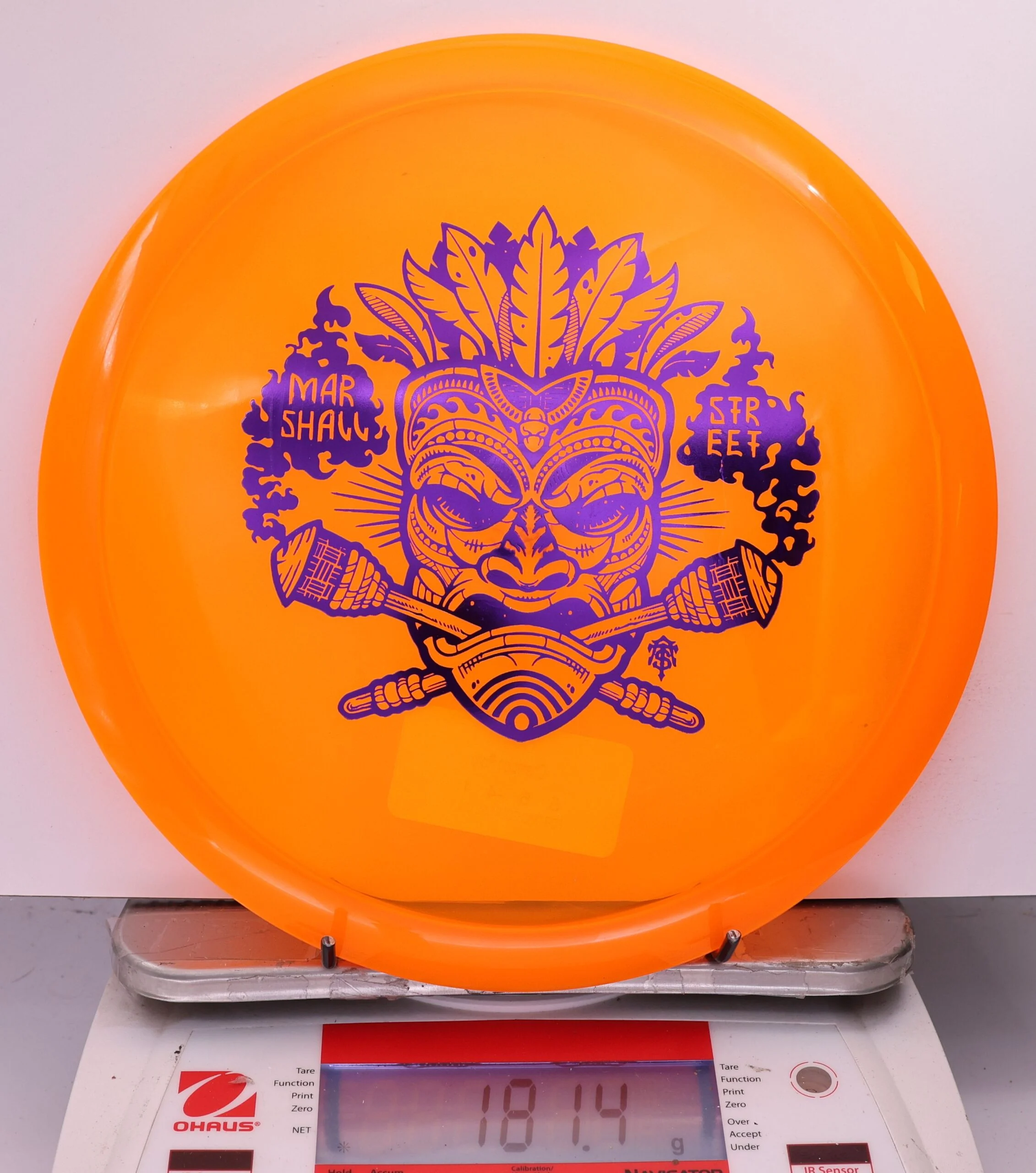 537231 Champion Rollo, Marshall Street Tiki Mask - #16 Orange, 181