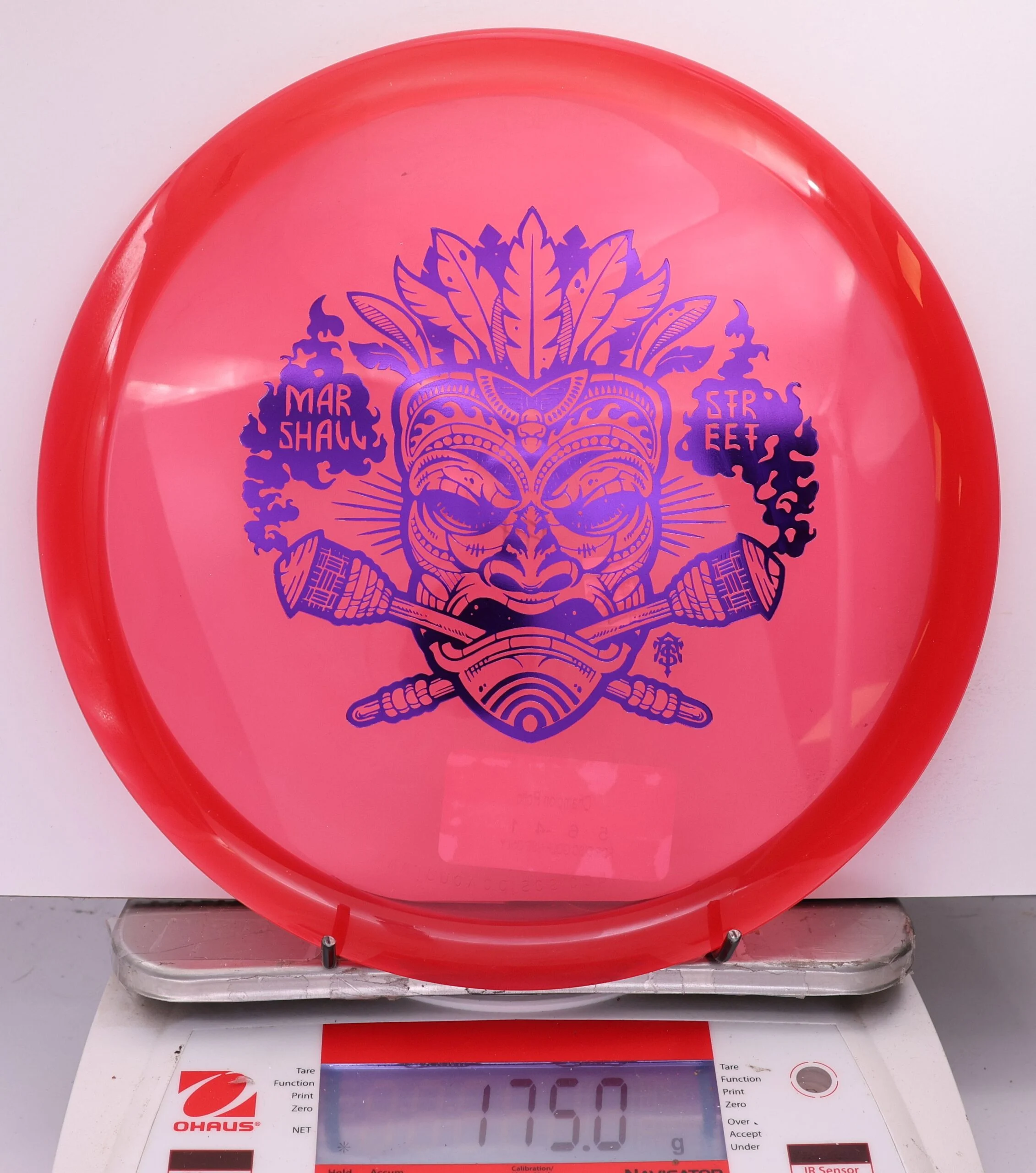 537232 Champion Rollo, Marshall Street Tiki Mask - #17 Red, 175
