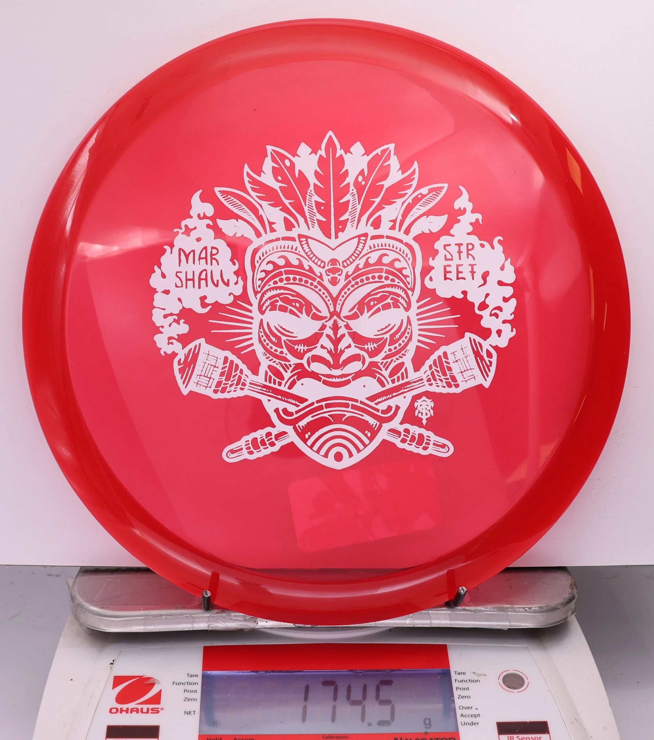 537252 Champion Rollo, Marshall Street Tiki Mask - #19 Red, 175